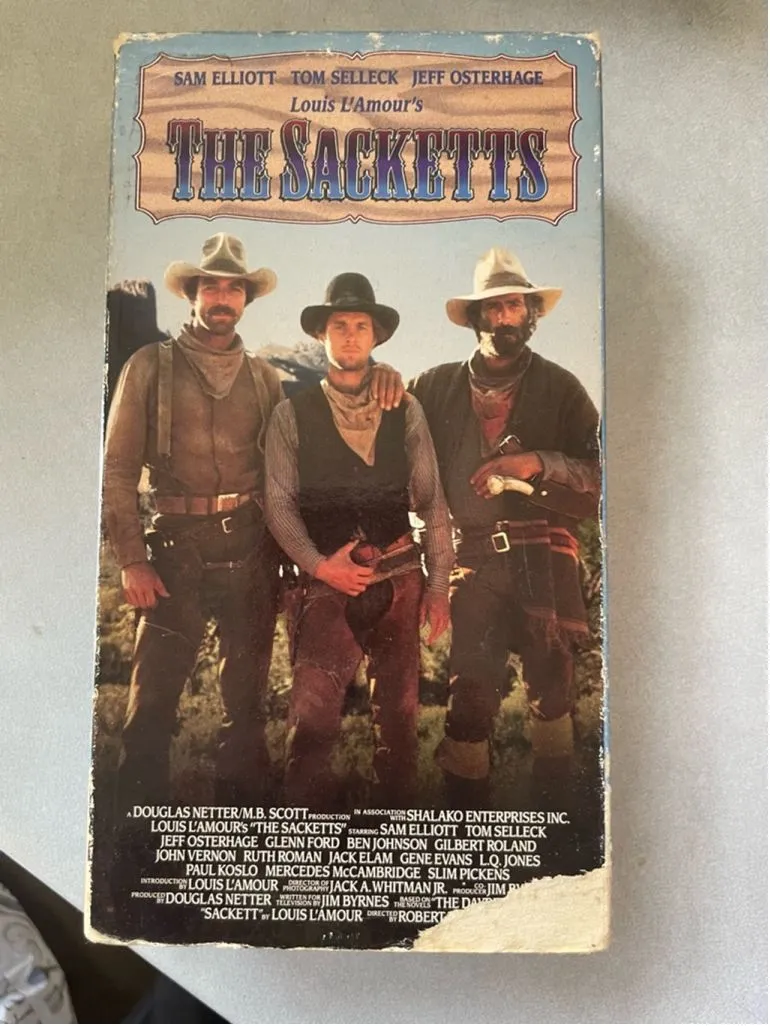 Product image for The Sacketts VHS Tape - Warner Home Video - Western Movie