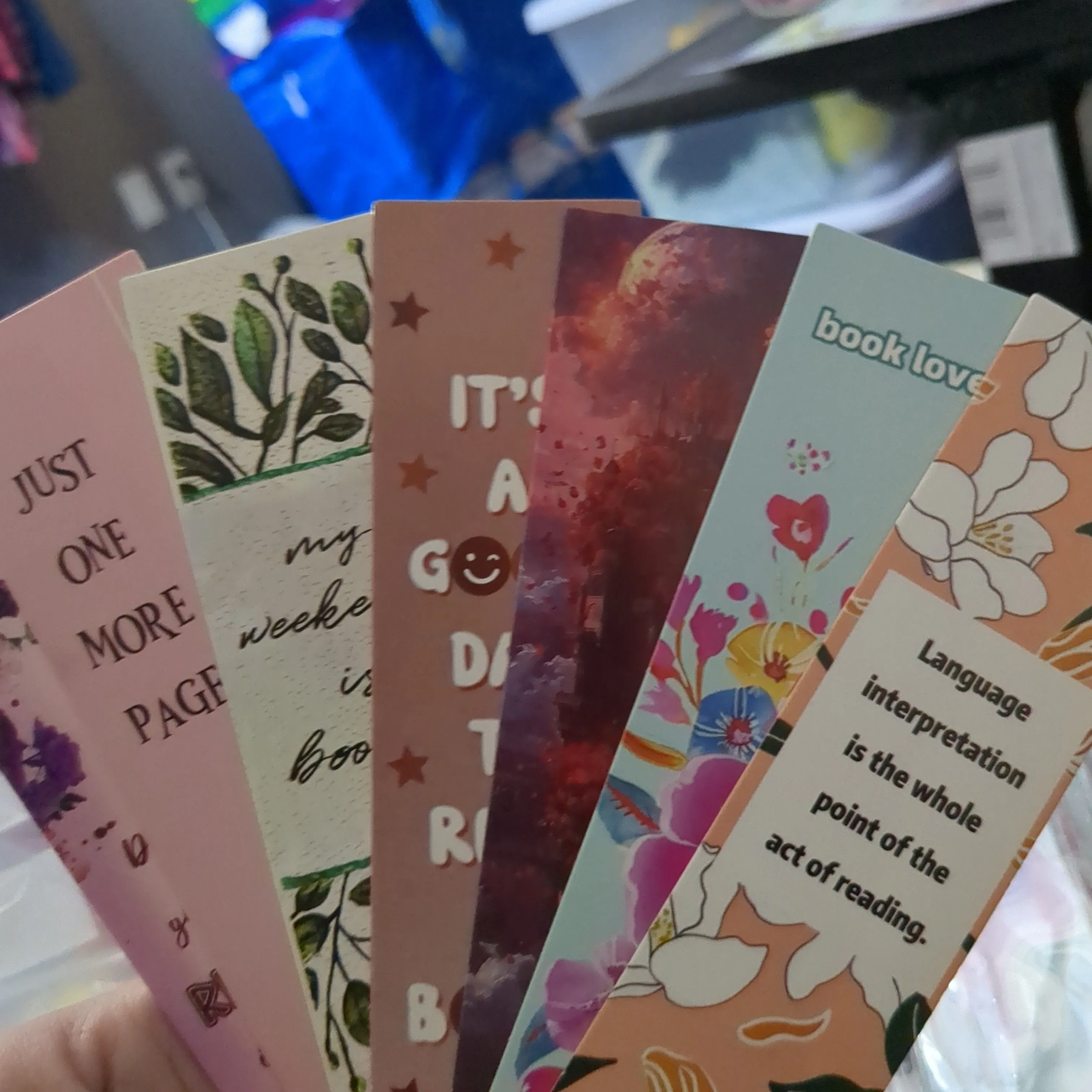 Product image for CHEAP ASS SHIPPING!! ONE quotation bookmark