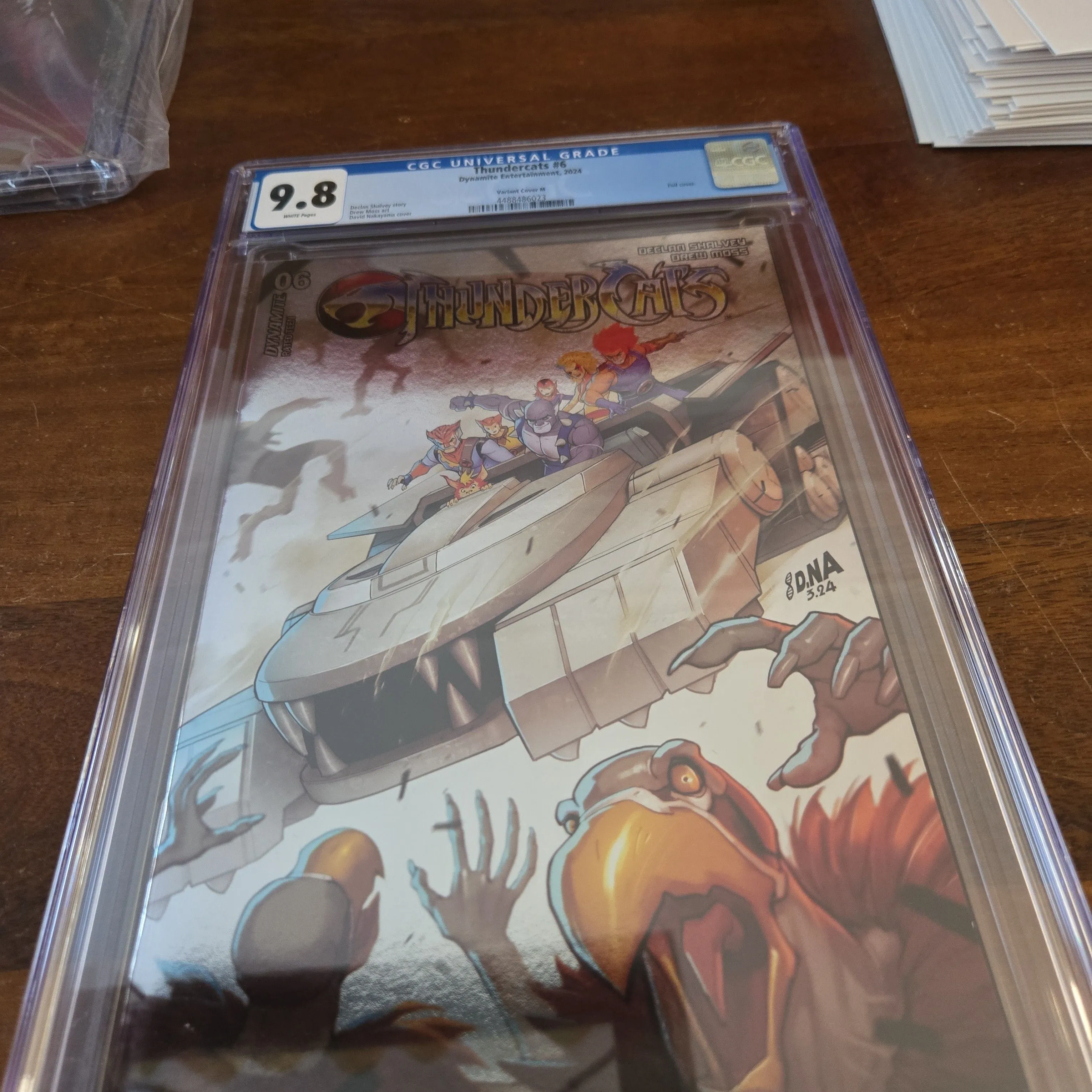 Product image for Thundercats #6 CGC 9.8 Foil Cover 