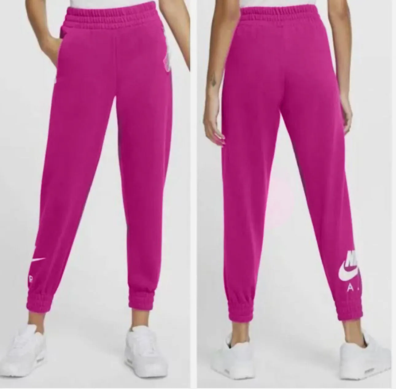 Product image for Nike Fleece Jogger Sweatpants Large Pink