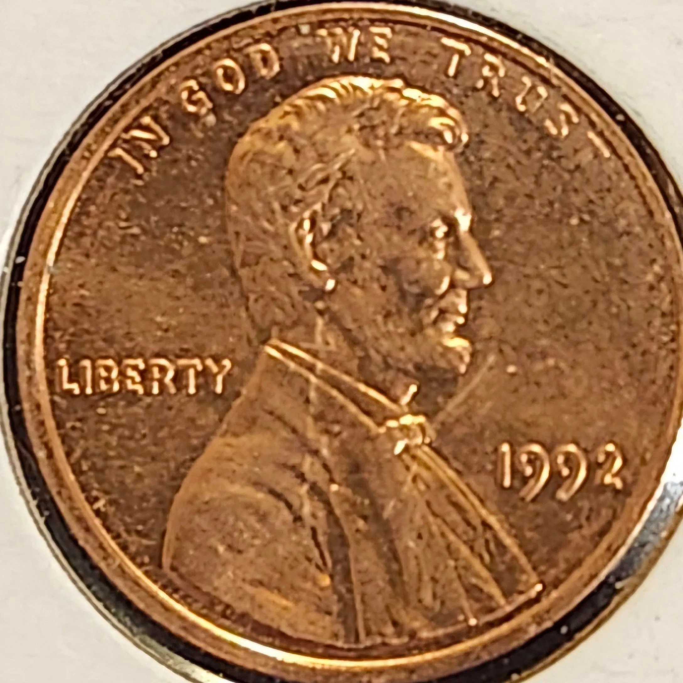 Product image for rare 1992 uncirculated no mint mark
