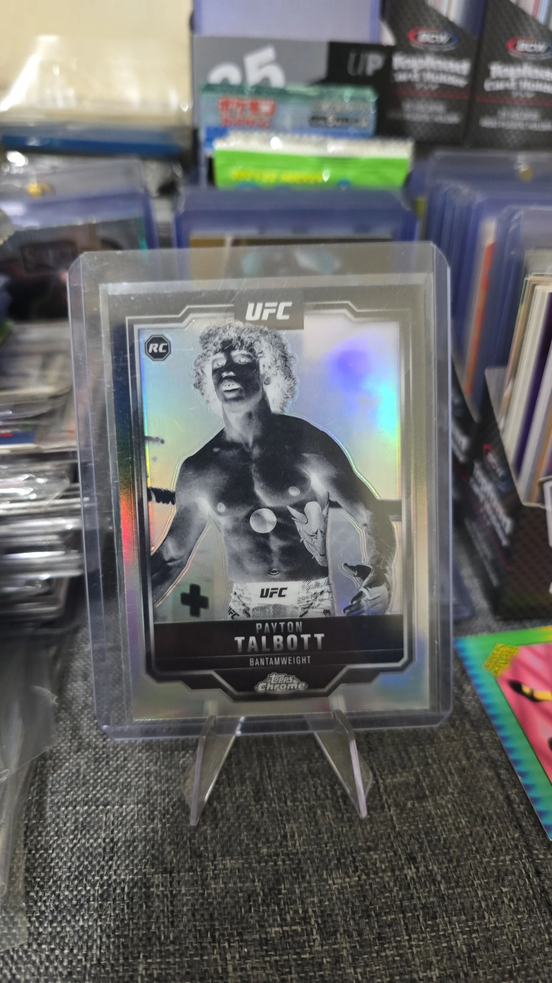 Product image for 2025 TOPPS CHROME UFC PAYTON TALBOTT RC NEGATIVE REFRACTOR # 141