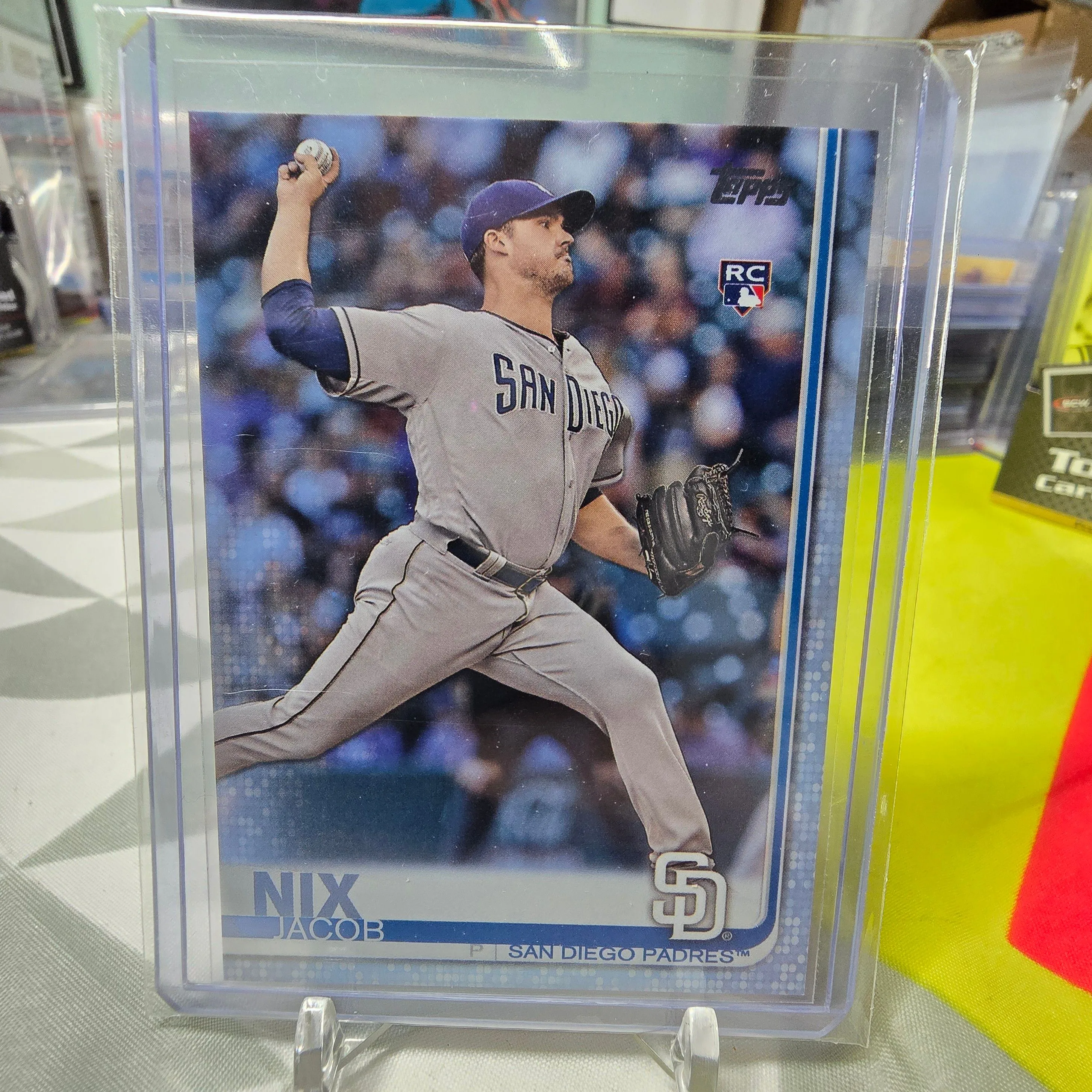 Product image for 2019 Topps Series 1 Jacob Nix Blue /50 San Diego Padres #33 Rookie RC 