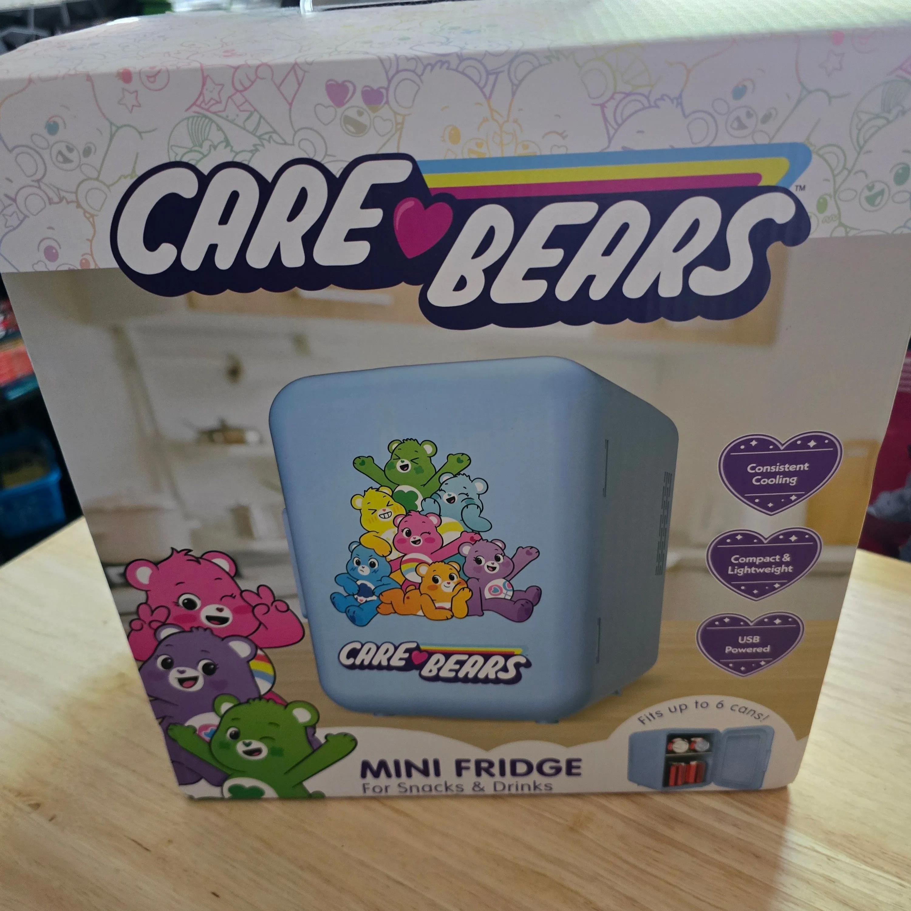 Product image for carebears mini fridge brand new rare 