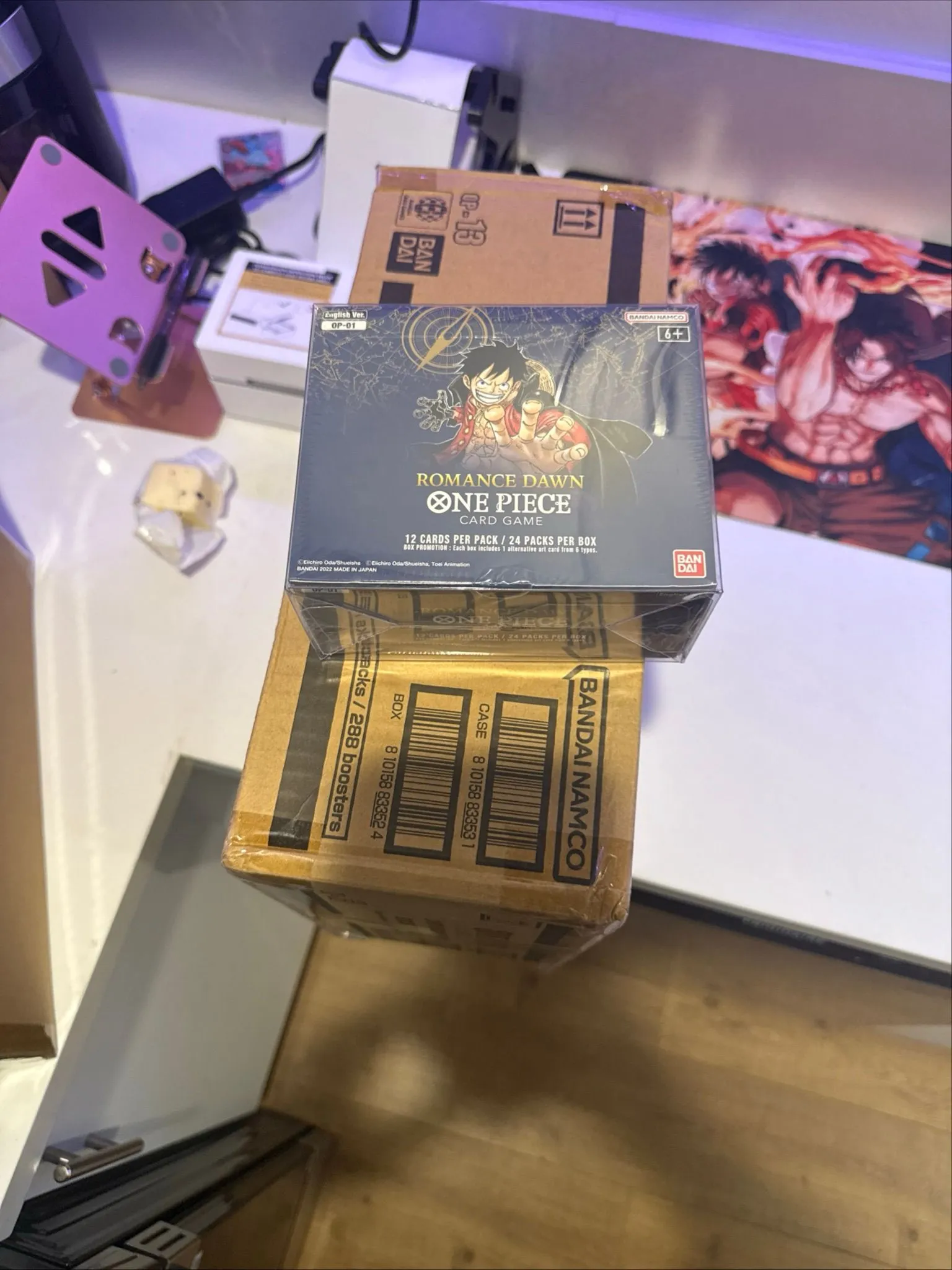 One Piece OP-01 Romance Dawn Booster (White Bottom)  Whatnot: Shop, Sell,  Connect