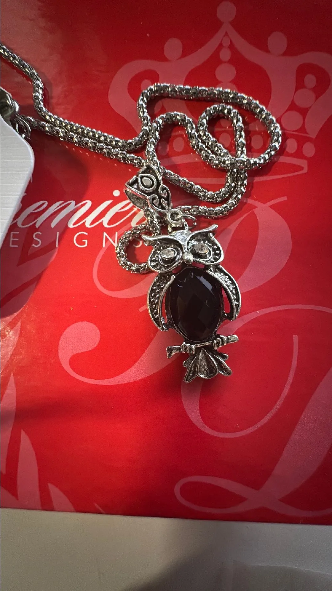 Product image for Owl Black Necklace