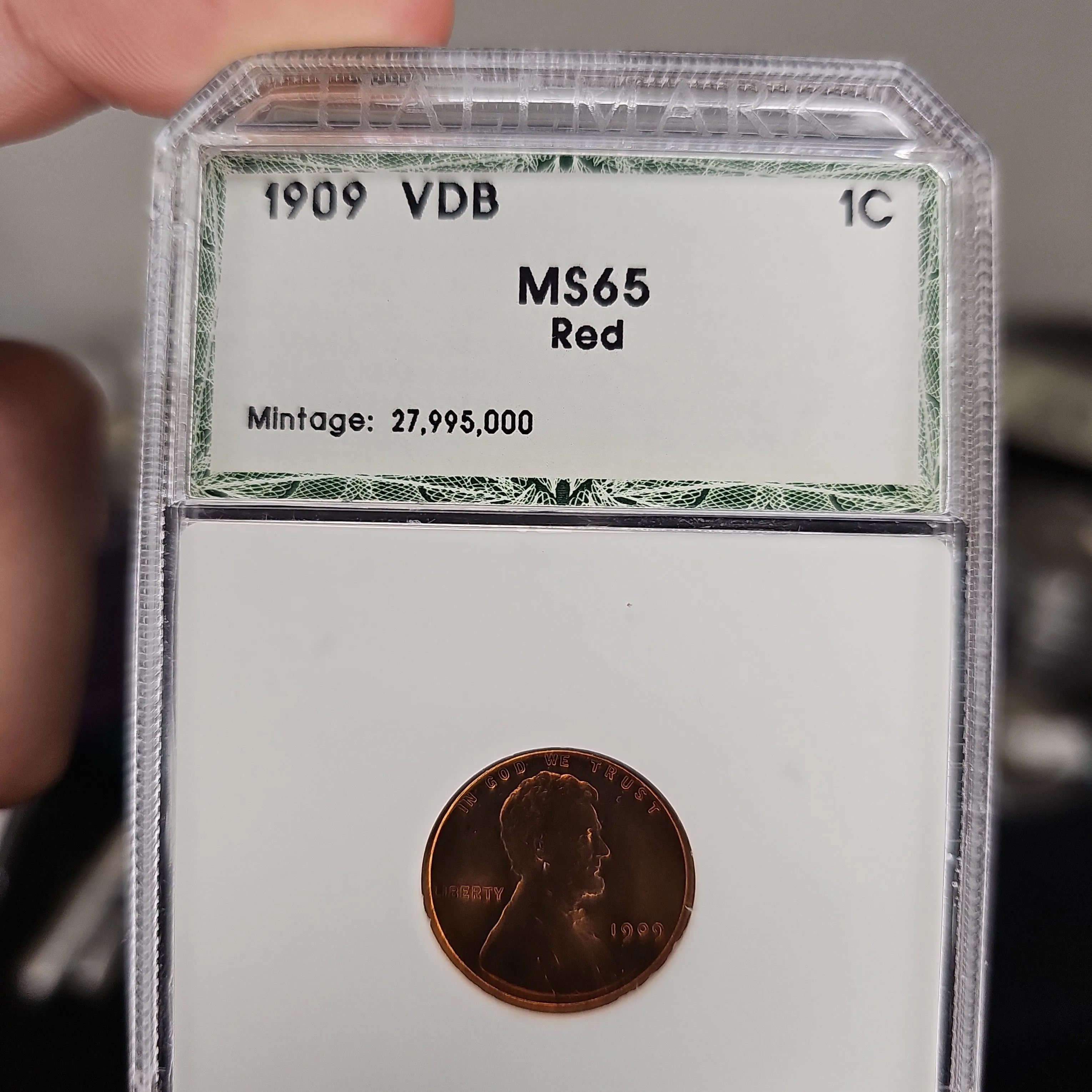 Product image for 1909 vdb ms65