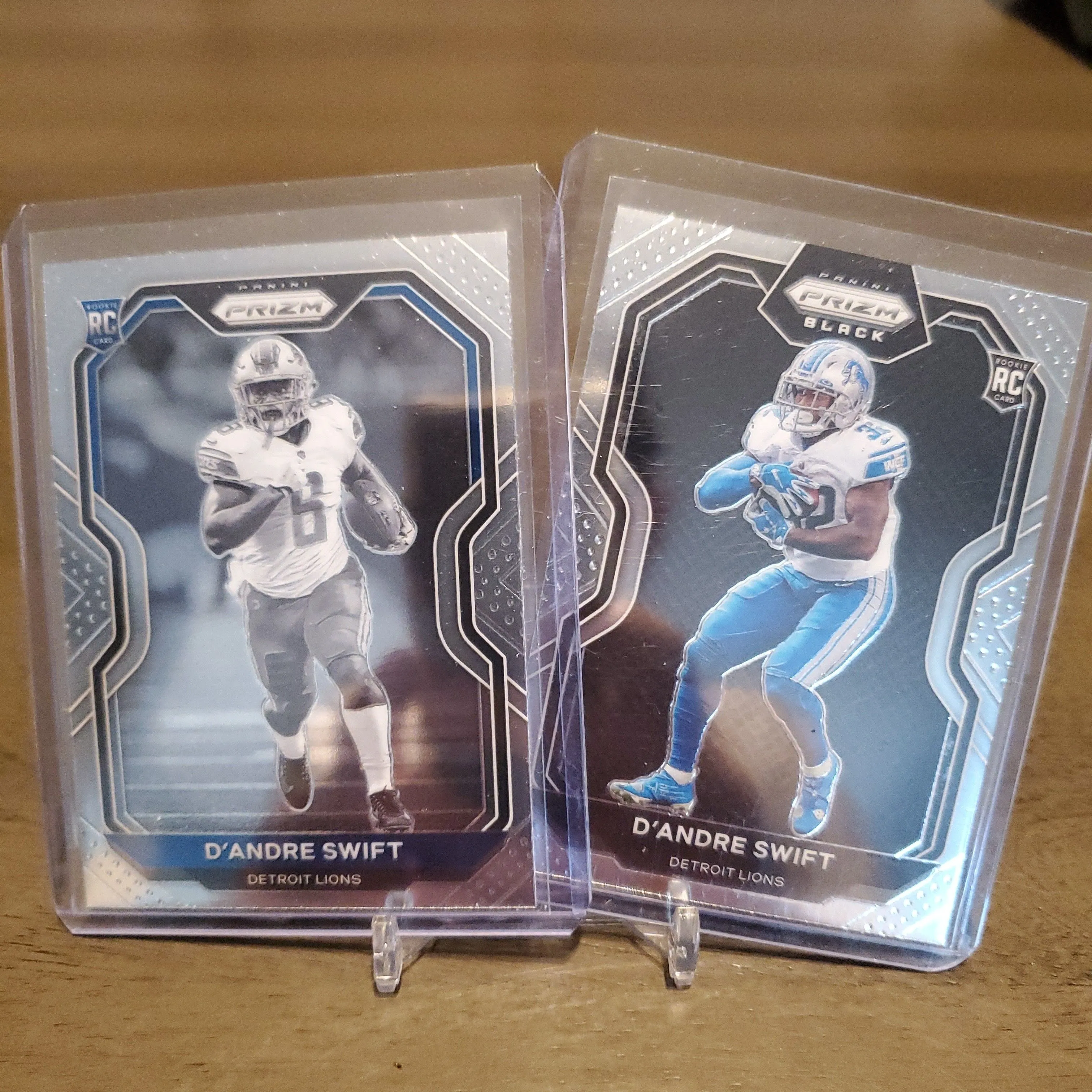 Product image for 2020 Prizm D'Andre Swift 2 card rookie lot Eagles Lions