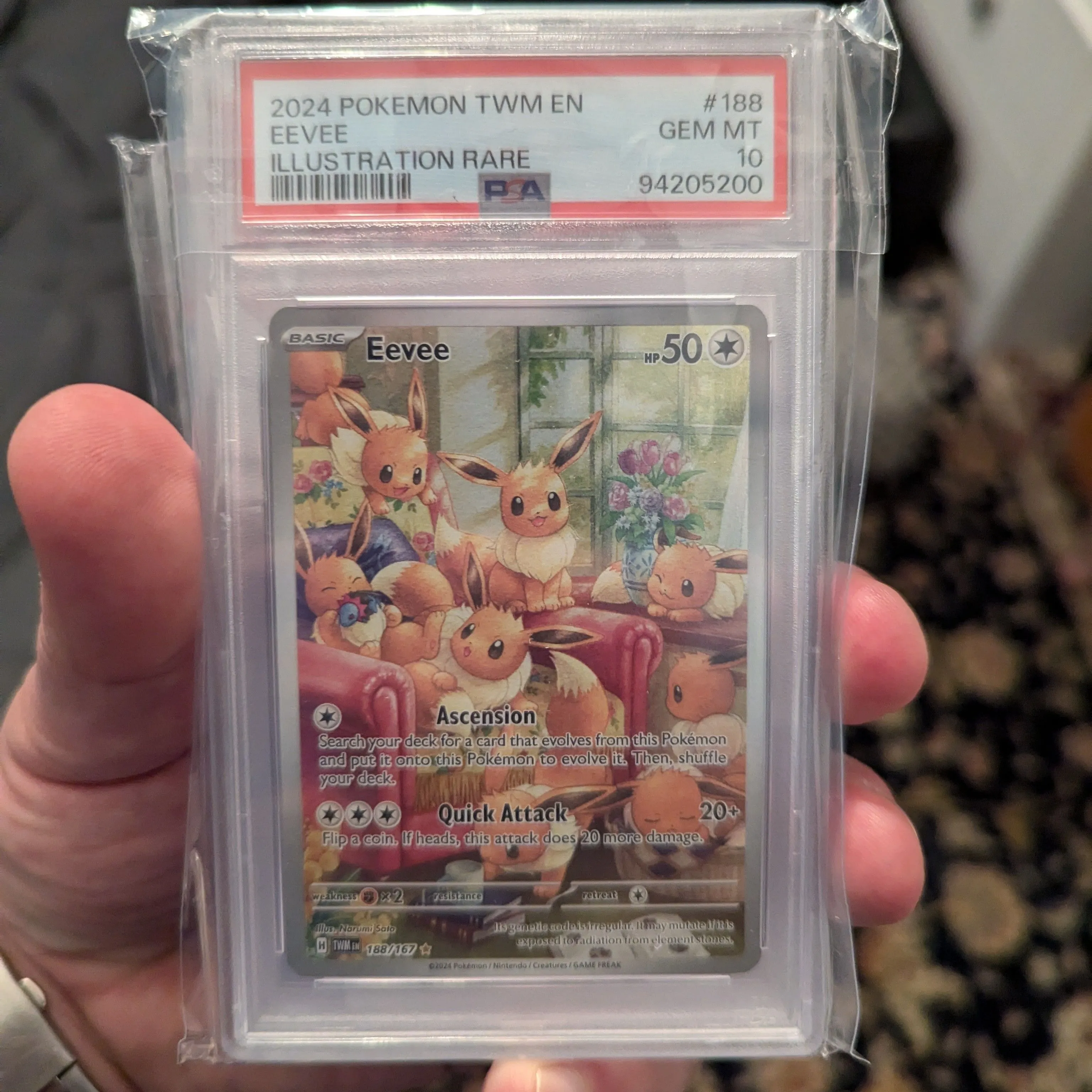 188 167 pokemon card 188/167 - Eevee main image 1
