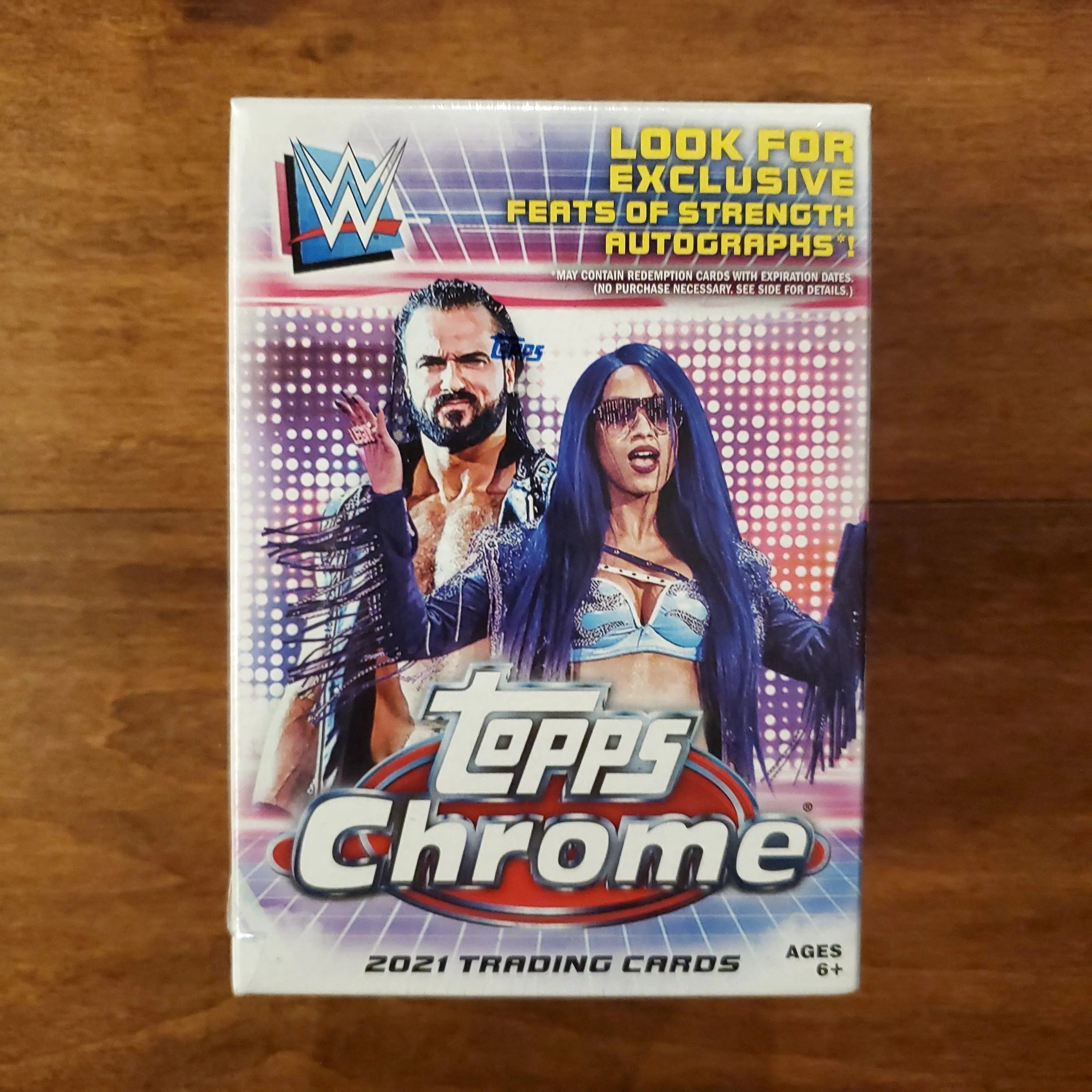 Product image for 2021 Topps Chrome WWE Blaster Box
