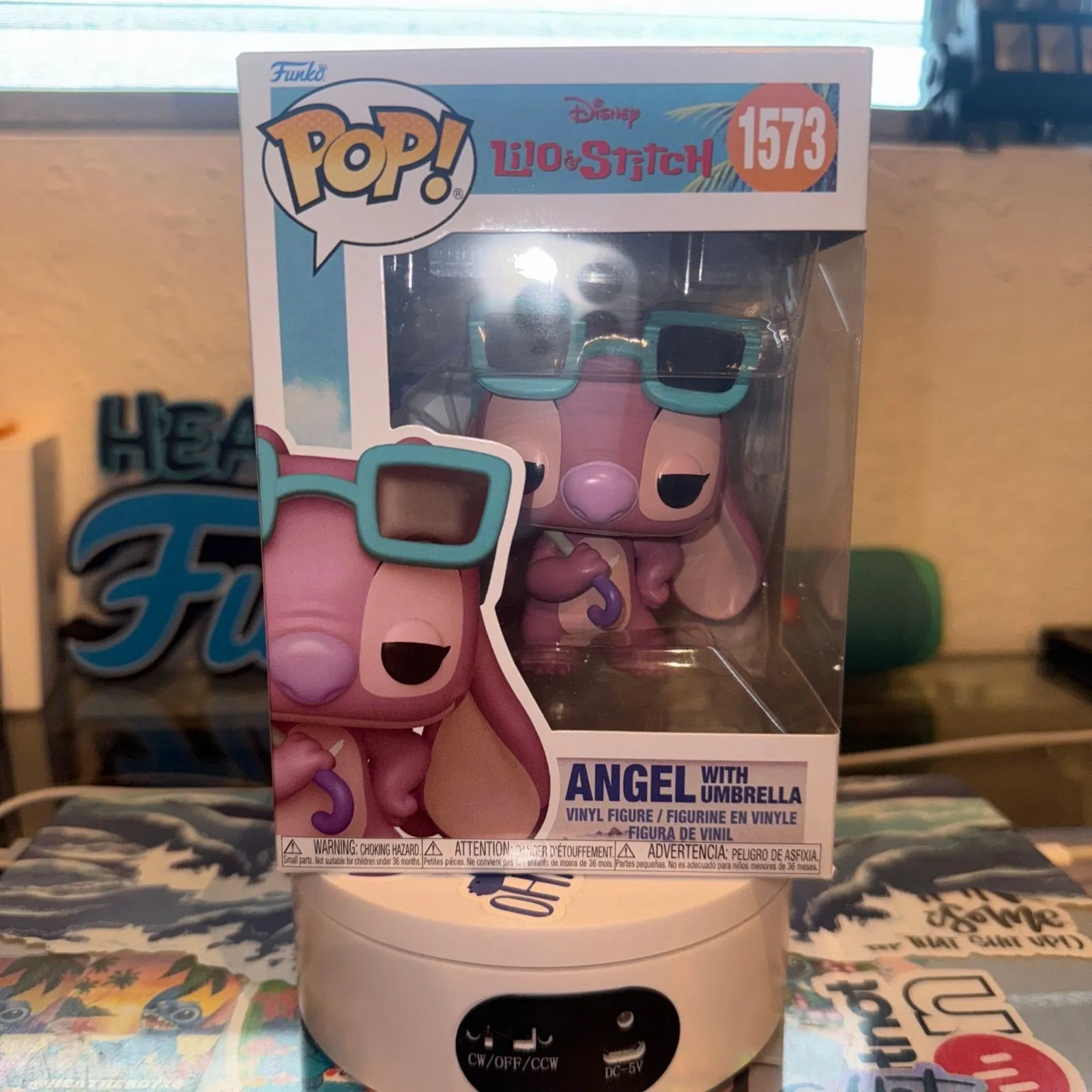 Product image for Lilo & Stitch Angel with Umbrella Funko Pop! Vinyl Figure #1573 - Specialty