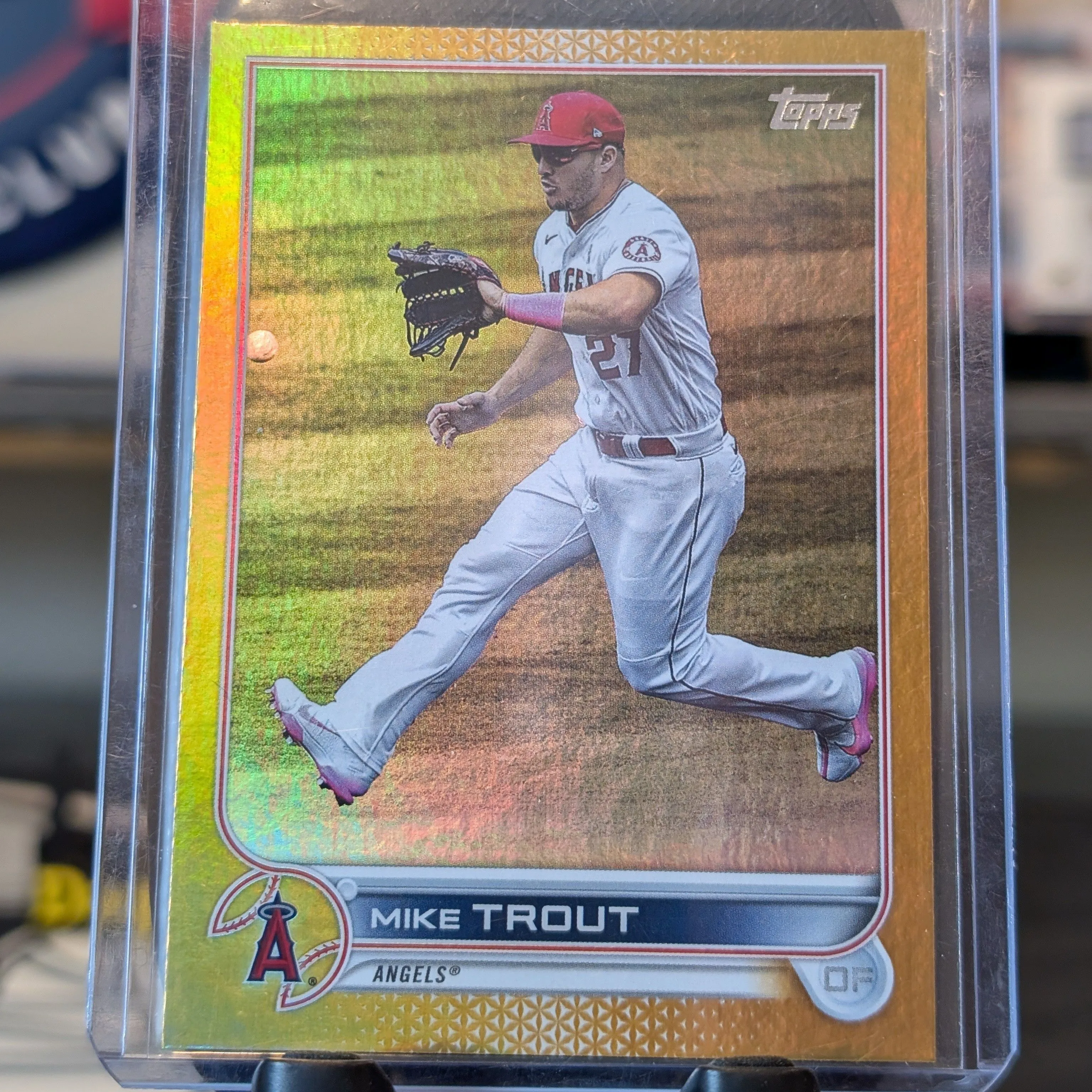 Product image for Mike Trout 2022 Topps Gold
