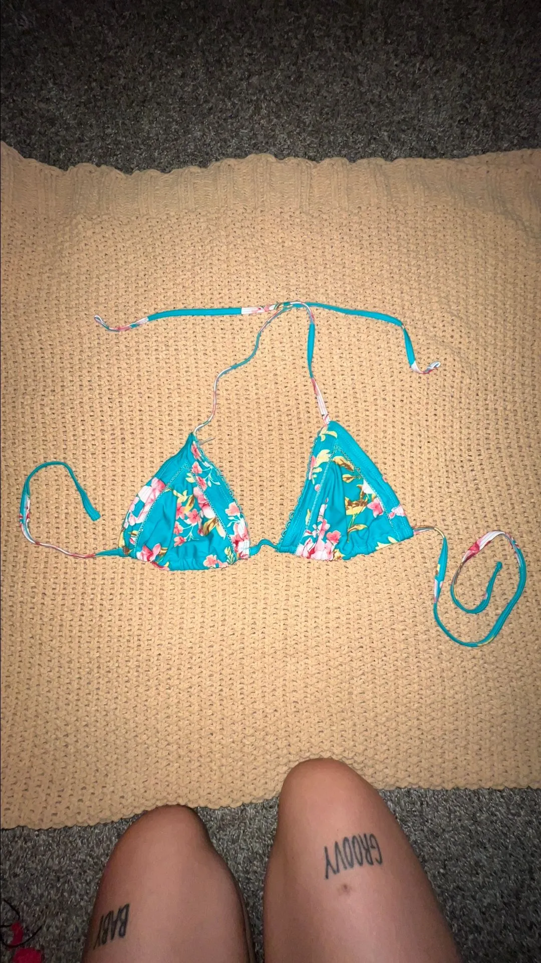 Product image for Gianni Bini floral bikini top