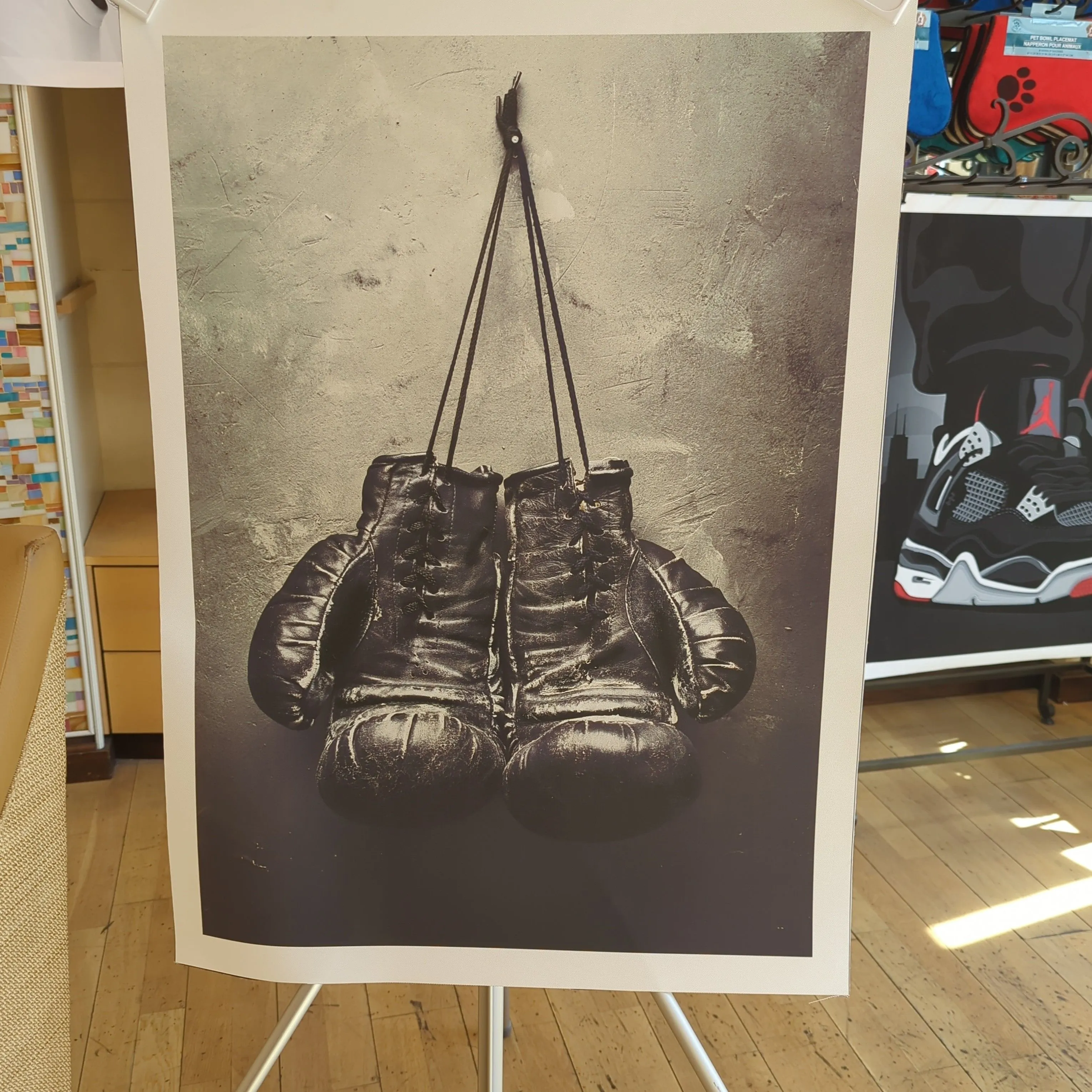 Product image for boxing inspired canvas