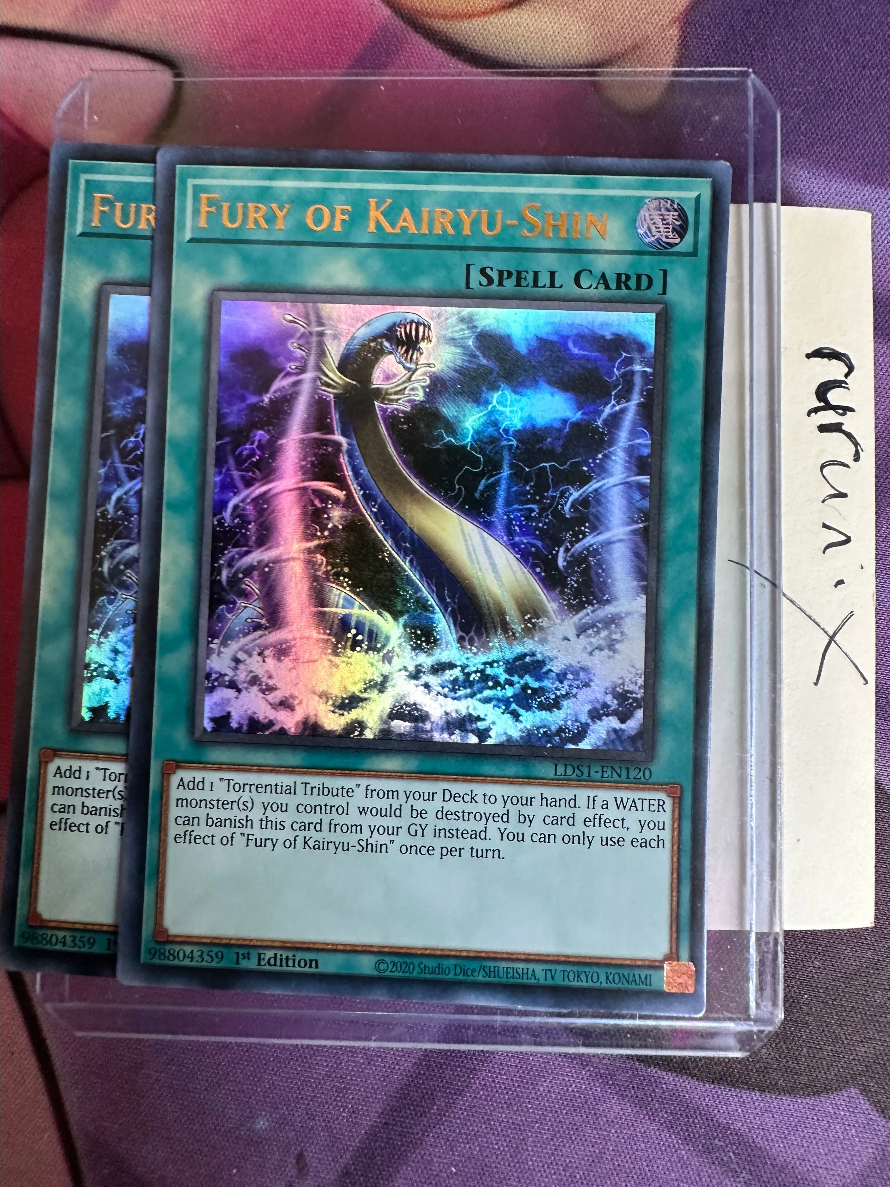 2x Yugioh Fury of Kairyu-Shin LDS1-EN120 Ultra Rare Fish Legendary  Duelists: Season 1 (LDS1)  Whatnot: Shop, Sell, Connect