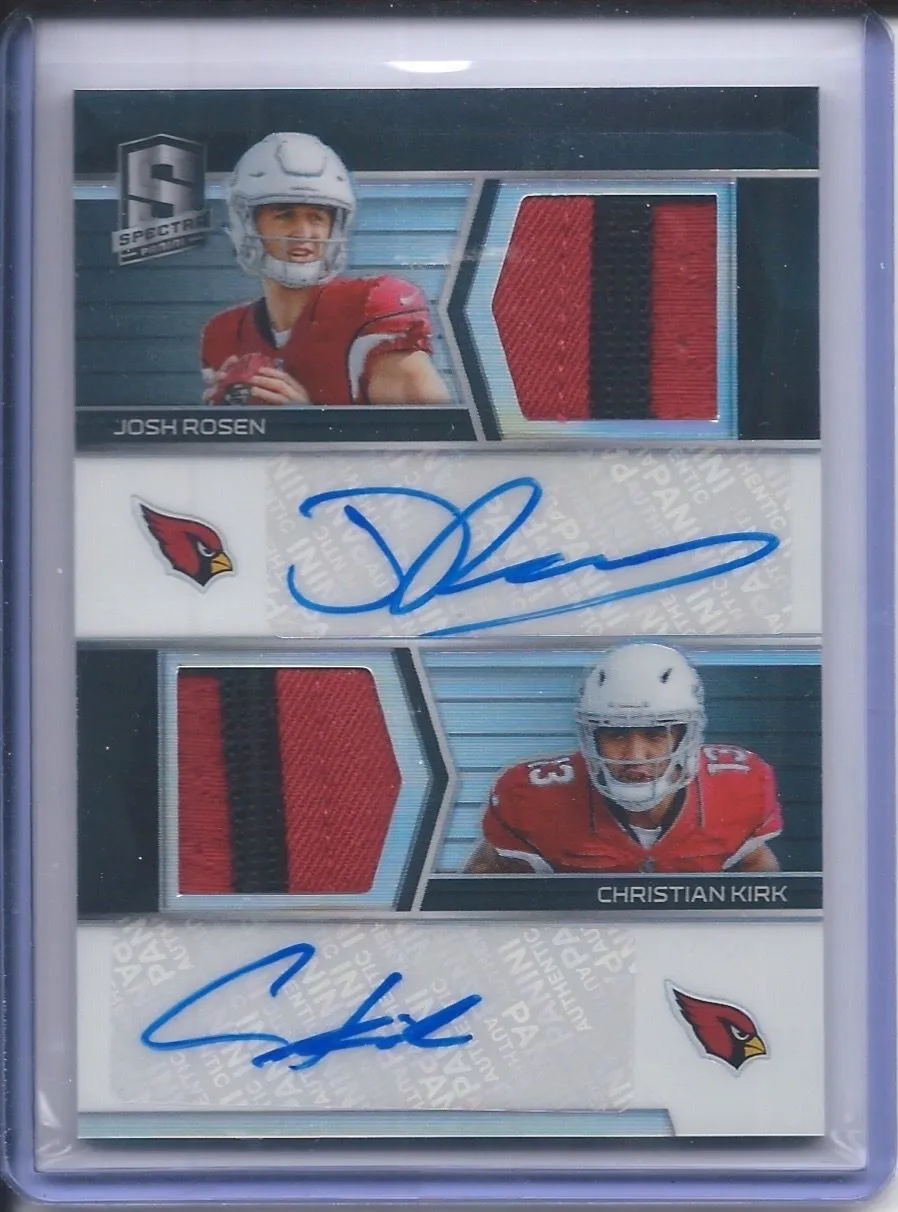 Product image for 2018 Spectra Josh Rosen/Christian Kirk dual RPA