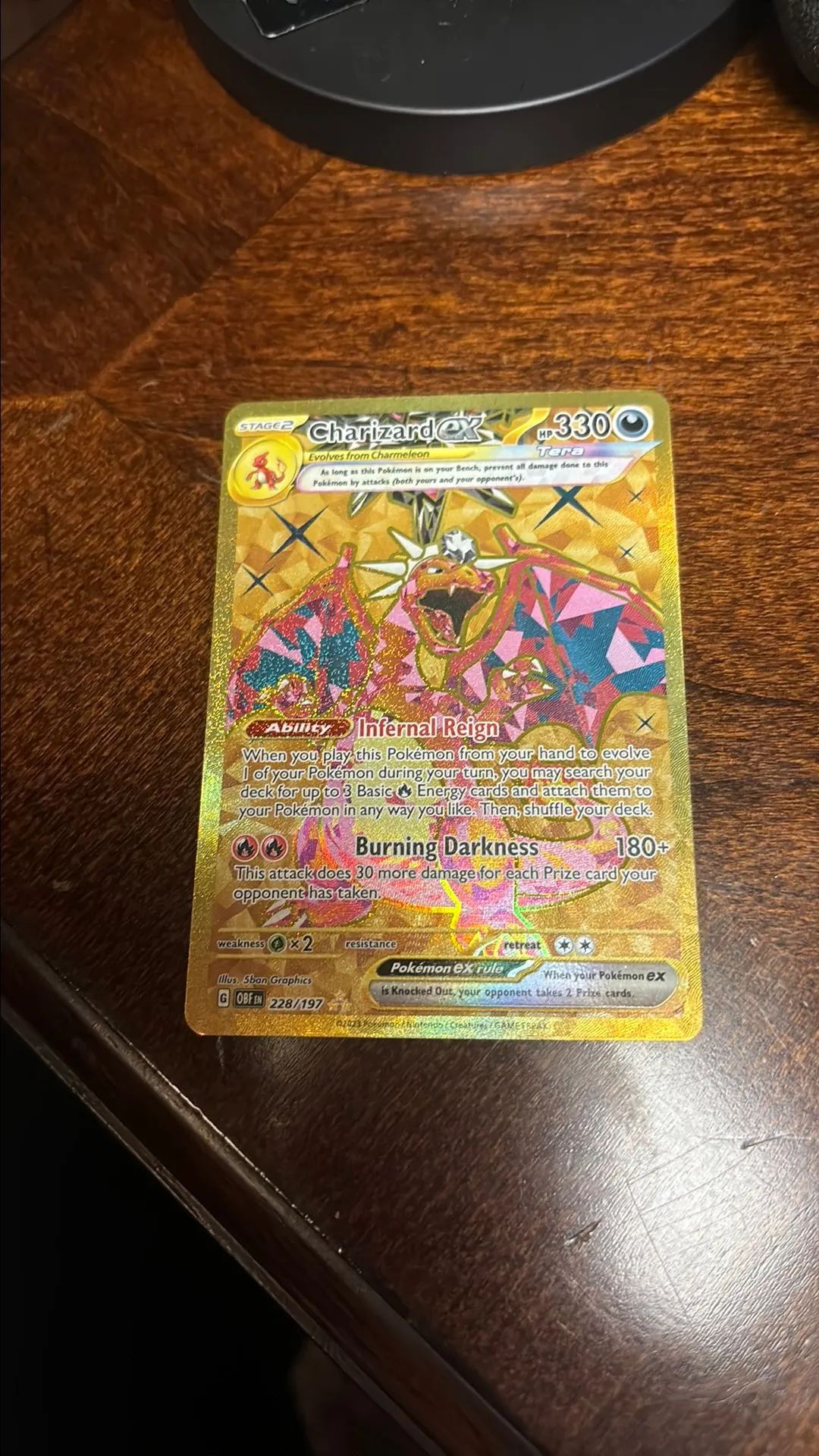 Product image for 2023 Obsidian Flames Charizard ex #228/197 English CGC 10