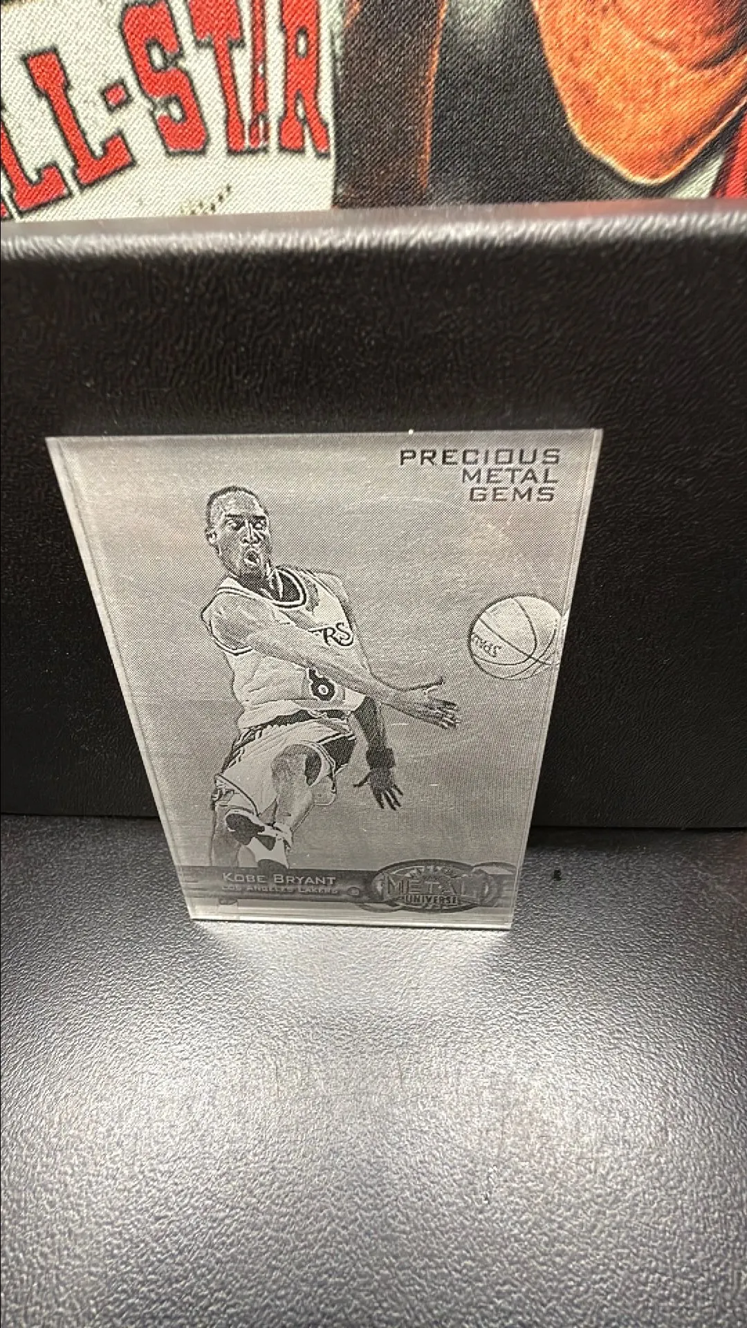 Product image for Kobe Bryant glass acrylic rare custom card