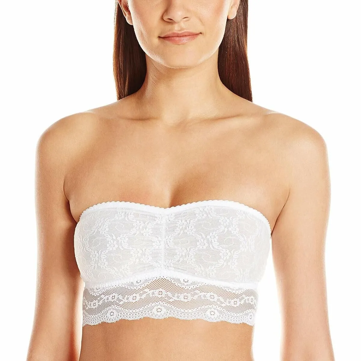 Product image for b.tempt'd Womens Lace Kiss Bandeau Bra NWT size medium