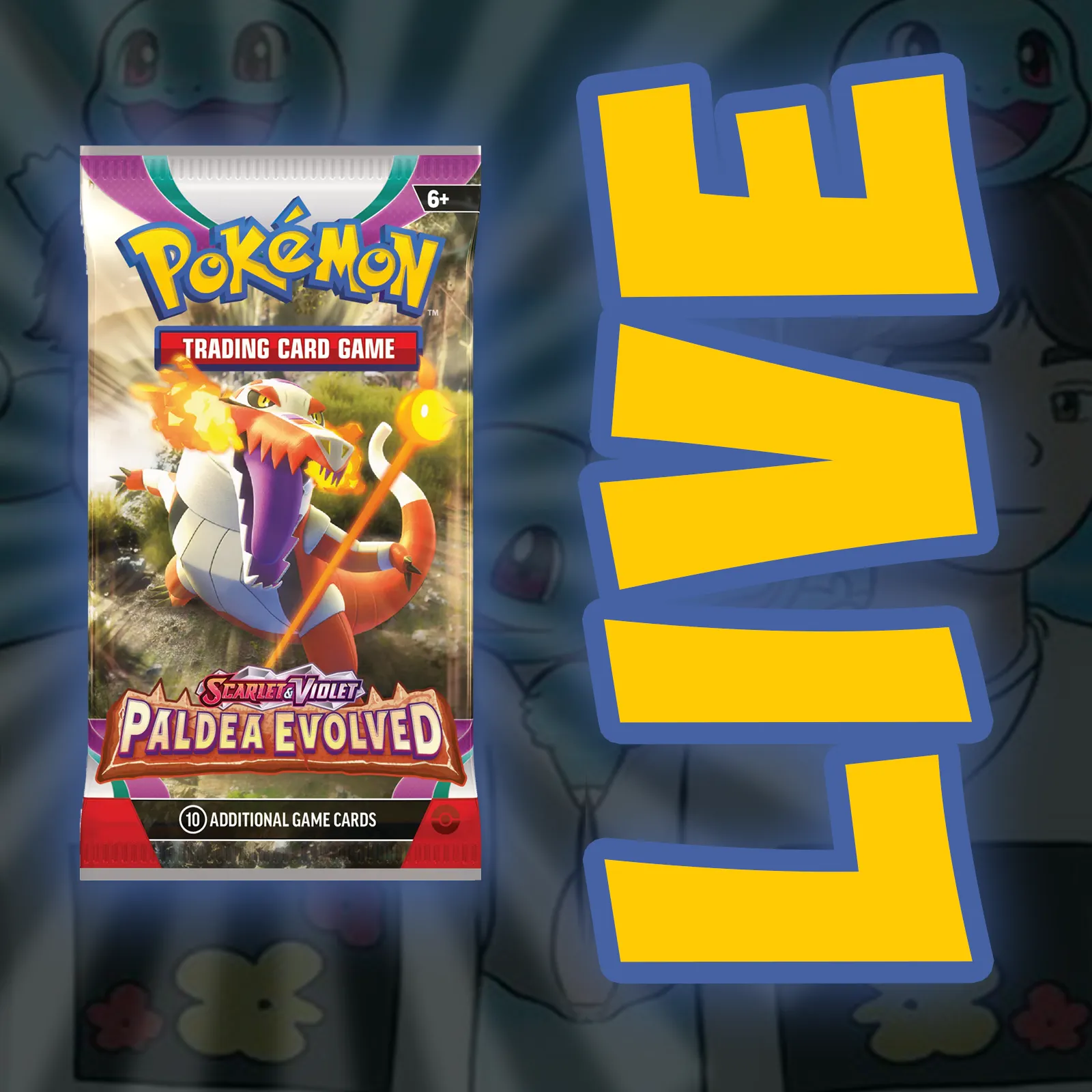 36X) SCARLET & VIOLET PALDEA EVOLVED BOOSTER PACK  Whatnot: Shop, Sell,  Connect