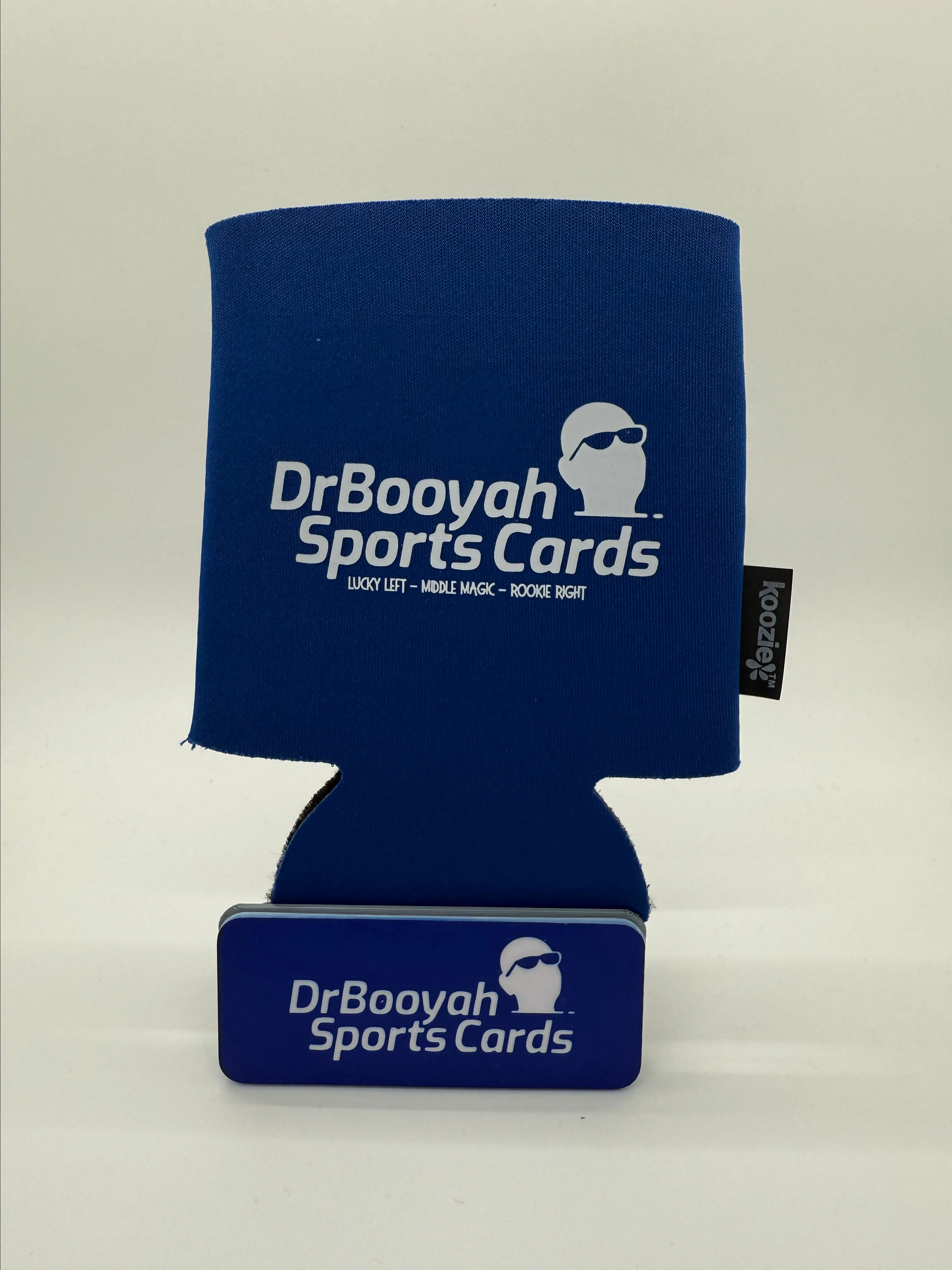 Product image for Merch - Supplies - New Style - 1 Can Koozie - DrBooyah Merchandise - Blue