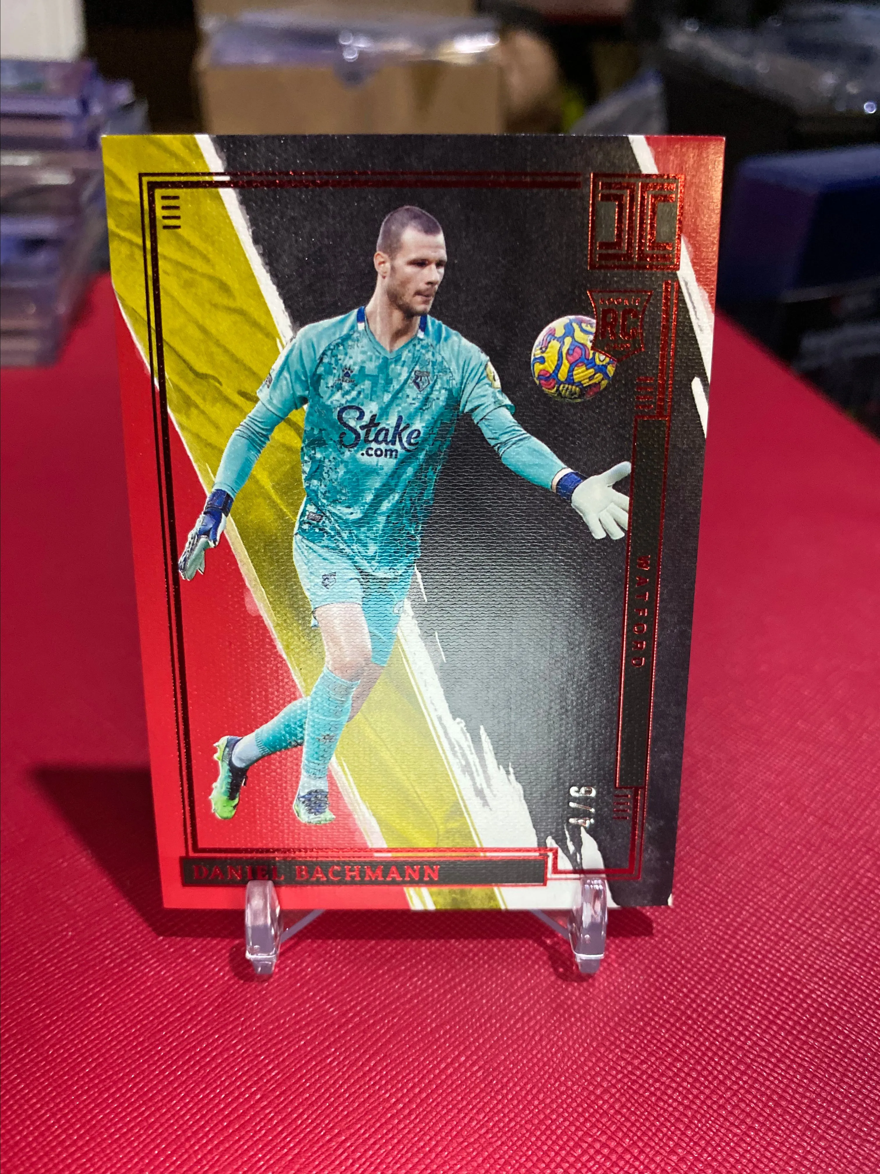 Product image for Daniel Bachmann base /6 2021-22 Panini - Impeccable Premier League Soccer