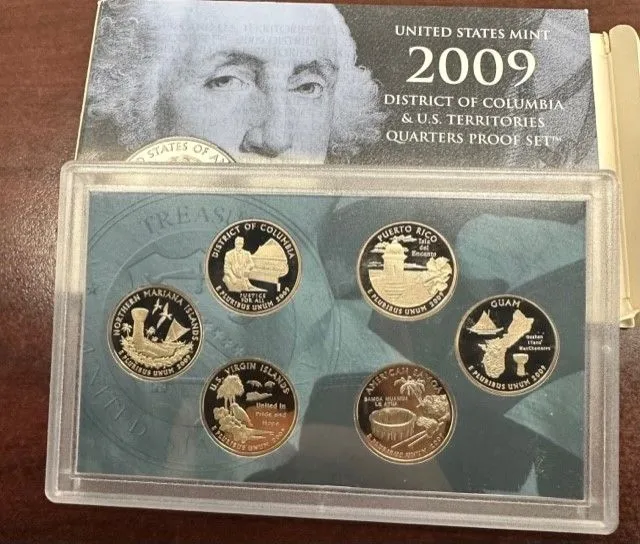 Product image for 2009 US territories and DC proof set
