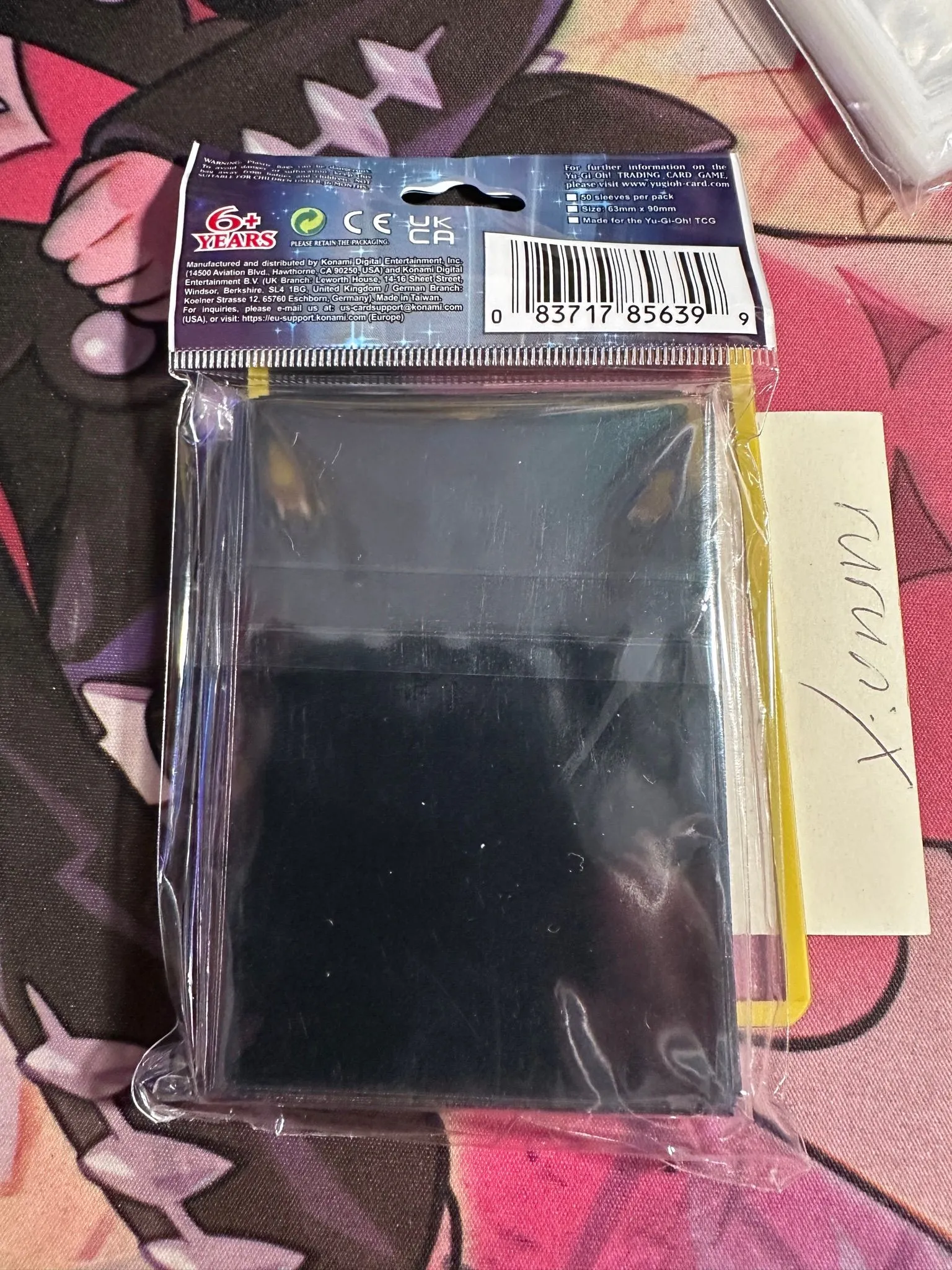 abyss card sleeves Ryker Game not included Yugioh SEALED PACK 50 Fallen