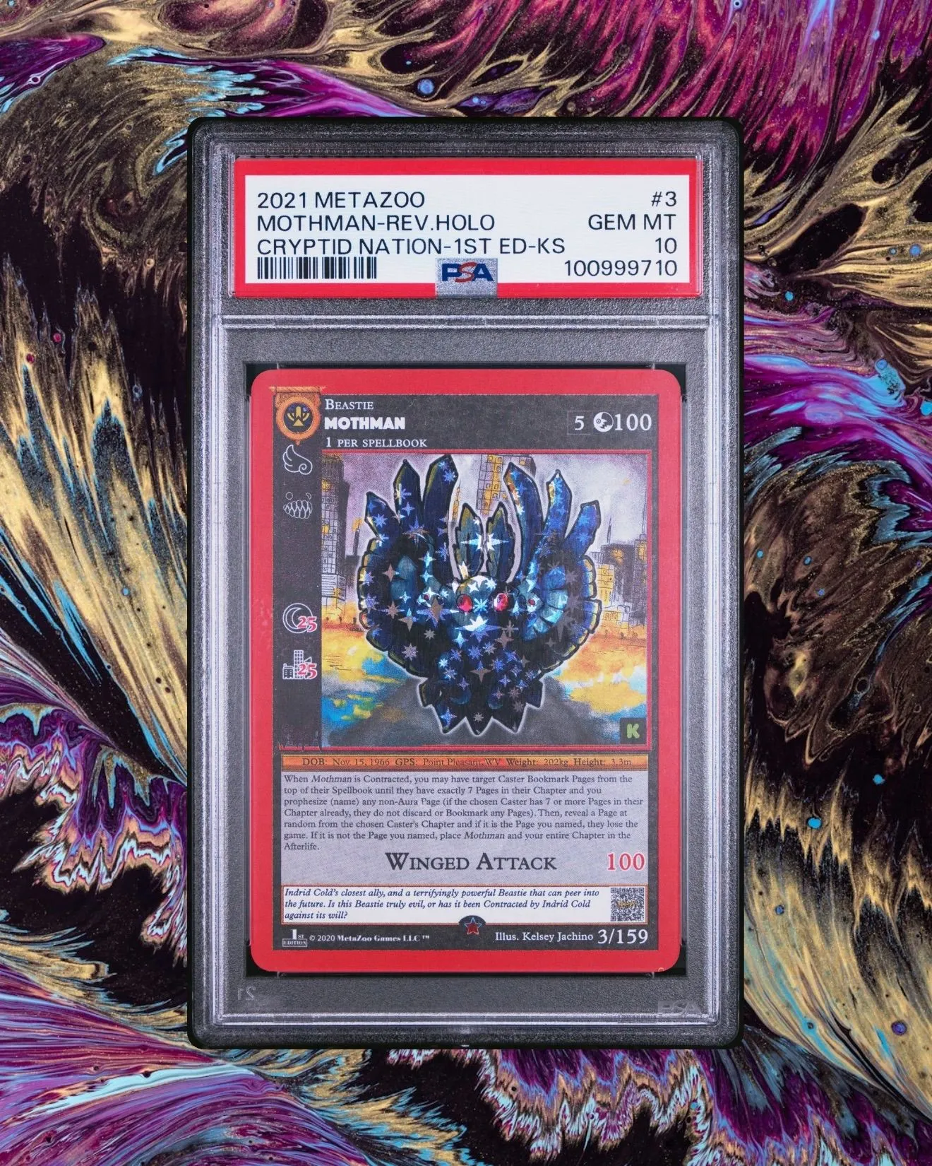 Product image for PSA 10 kickstarter Mothman