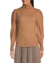 Product image for 003 Alex Marie Penelope Long Sleeve Turtleneck Pull-On Sweater