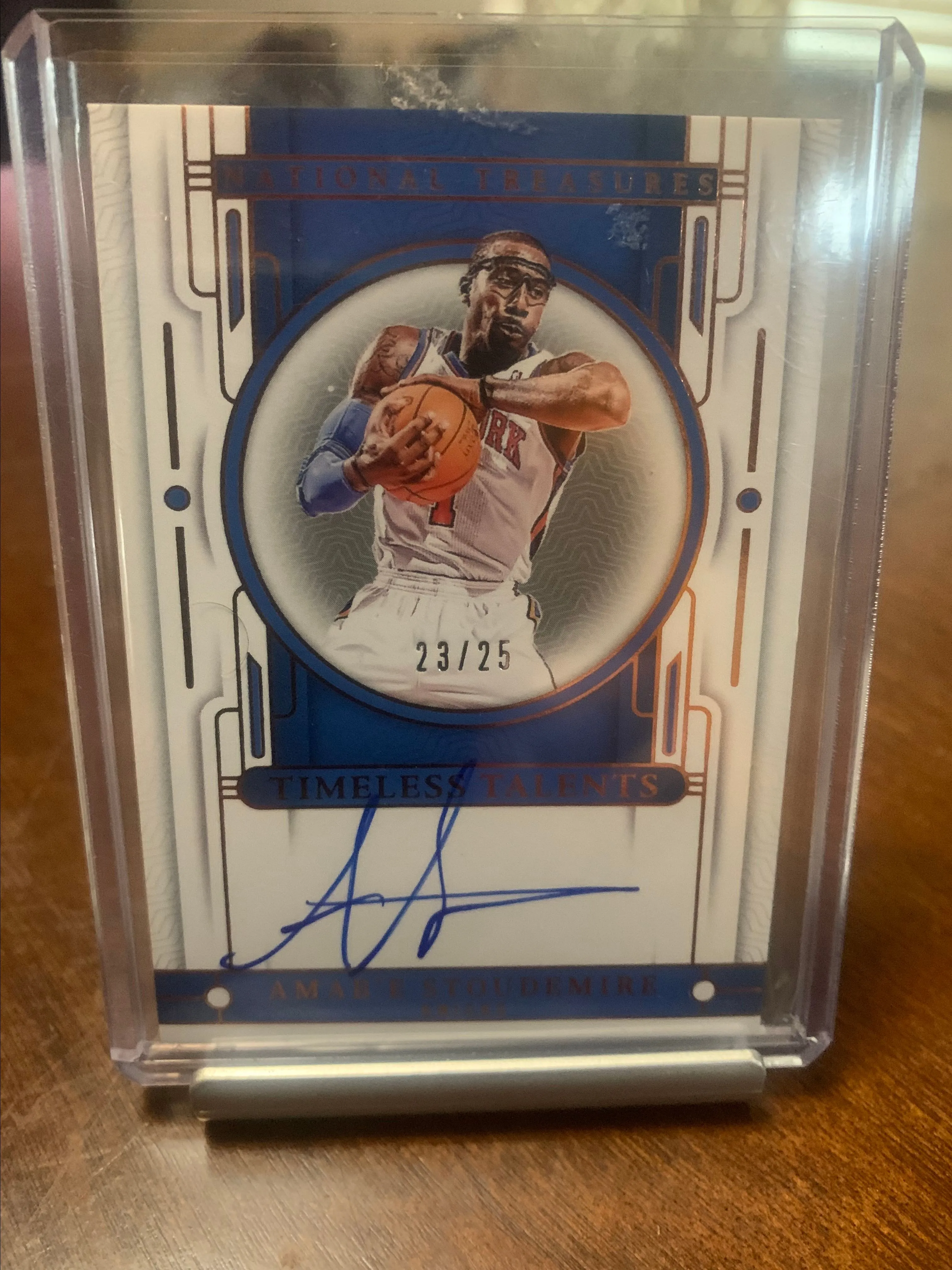 Product image for 2023-2024 National Treasures Timeless Talents Amar'e Stoudemire Autograph 23/25