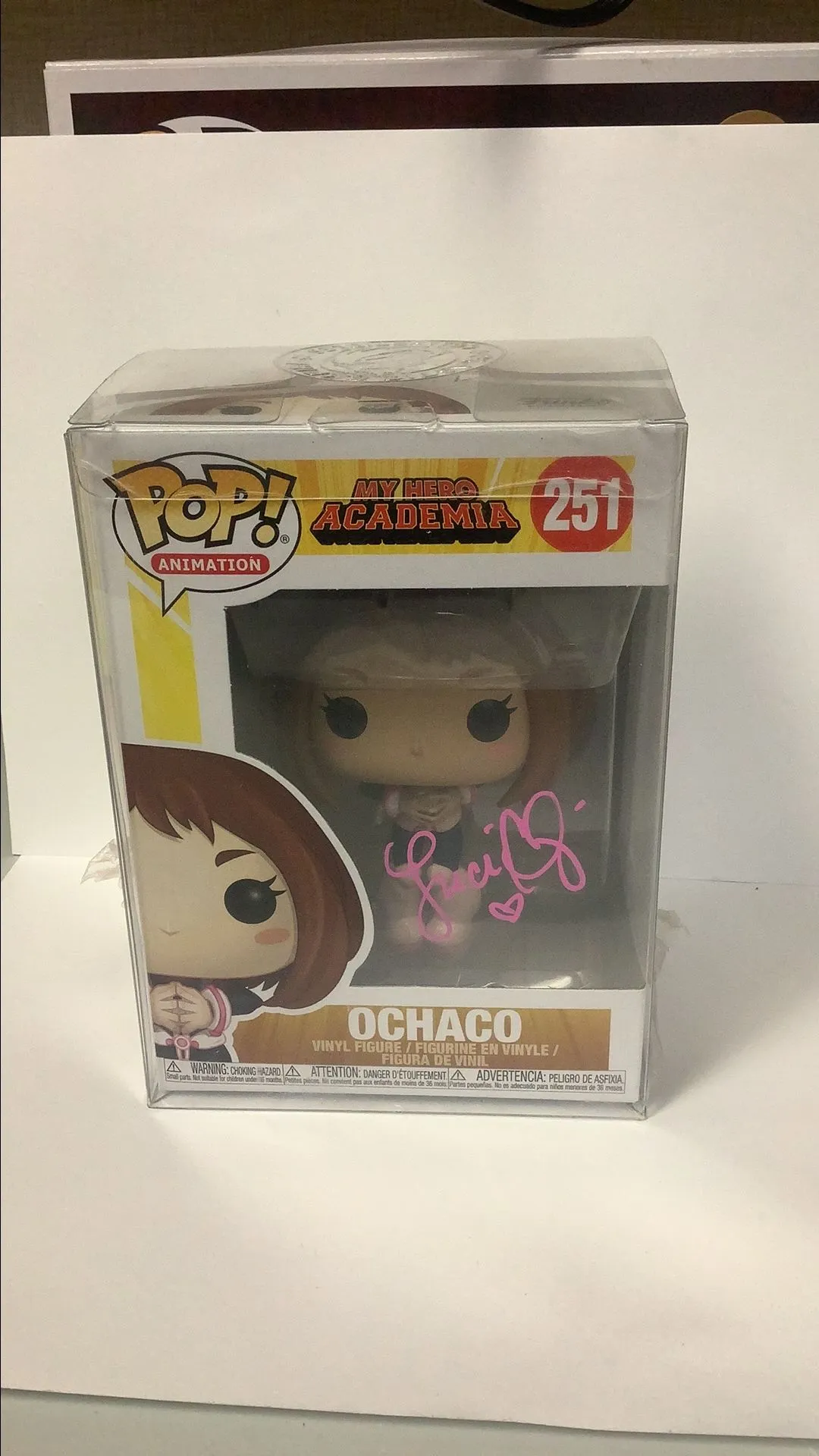Product image for Ochaco Funko 251 Signed JSA Certified