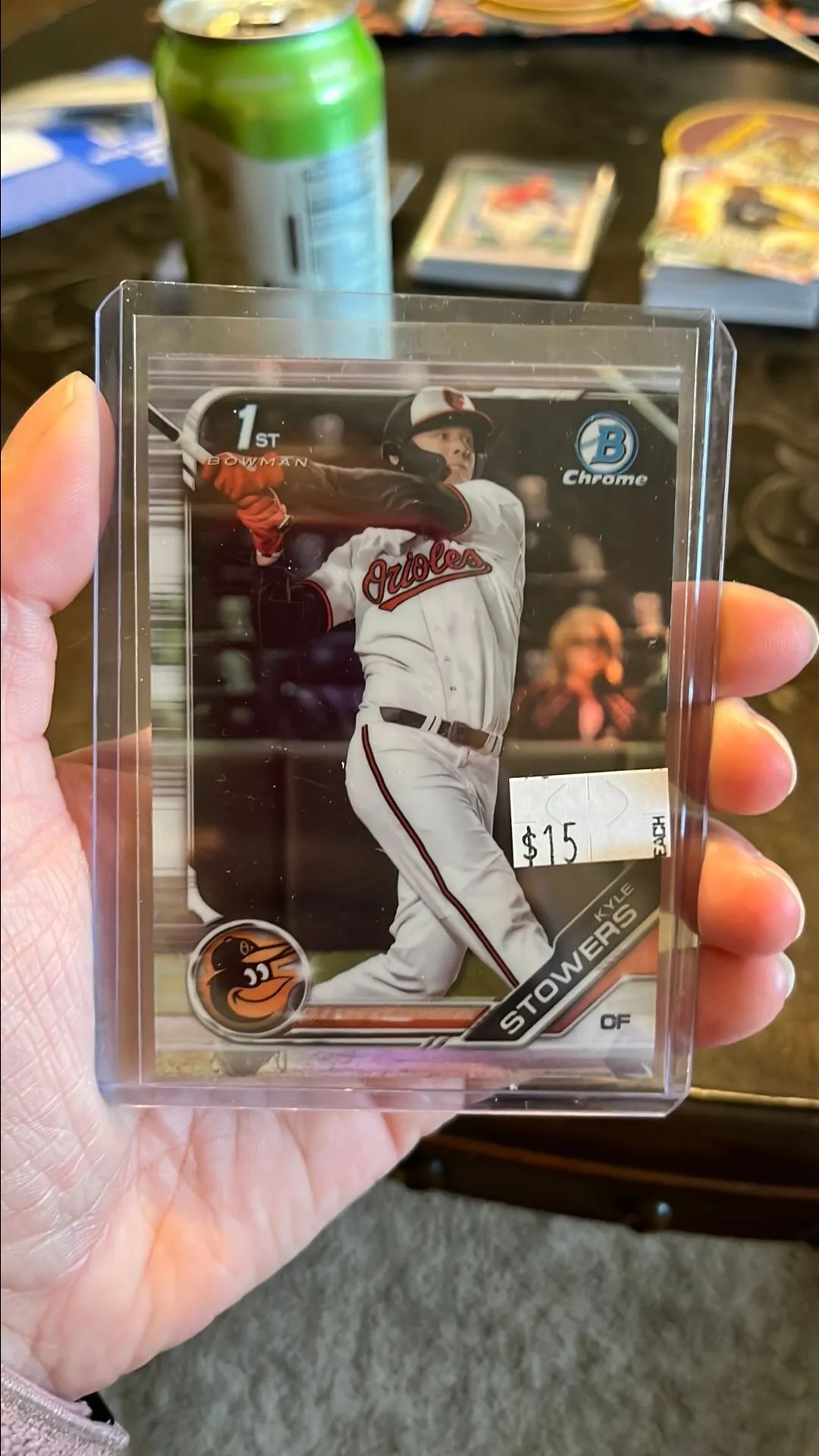 Product image for Kyle stowers 1st bowman chrome refractor orioles