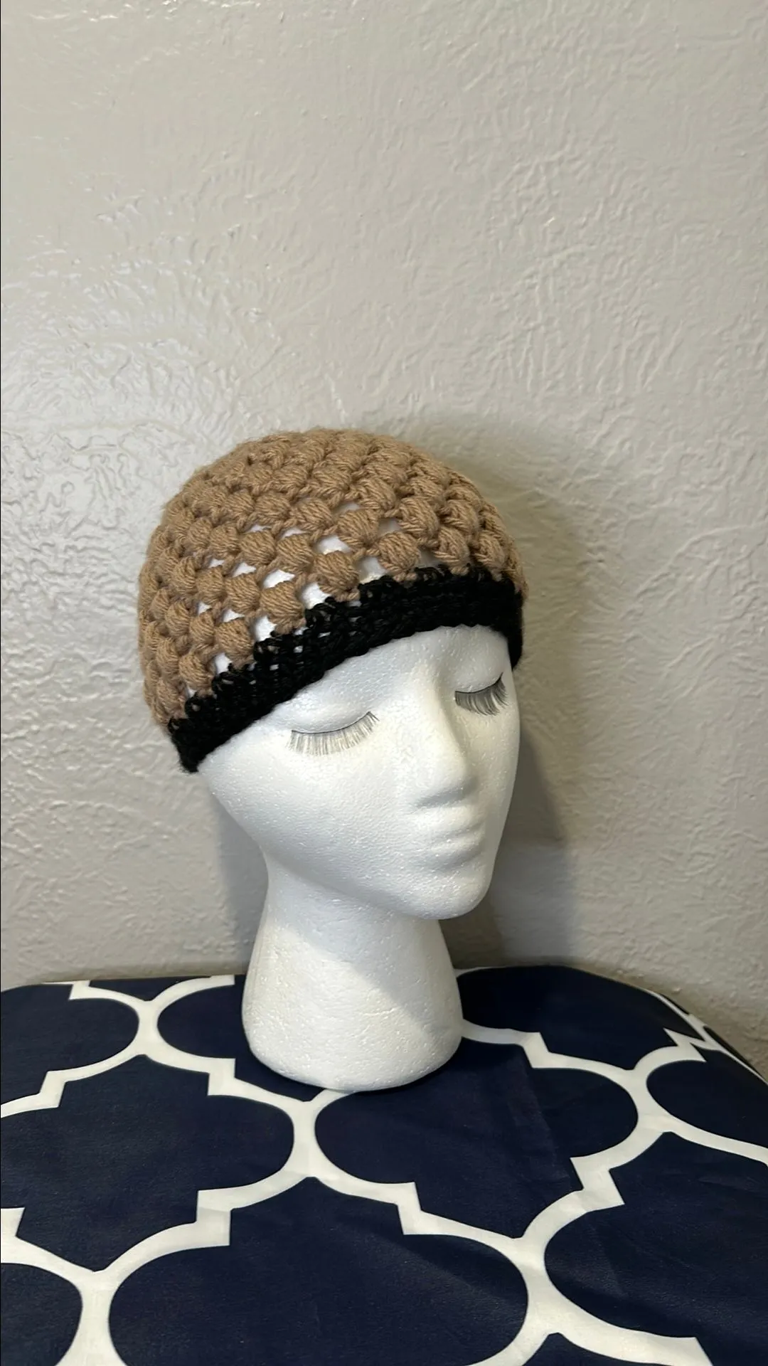 Product image for Handmade Crochet Puff Stitch Beanie
