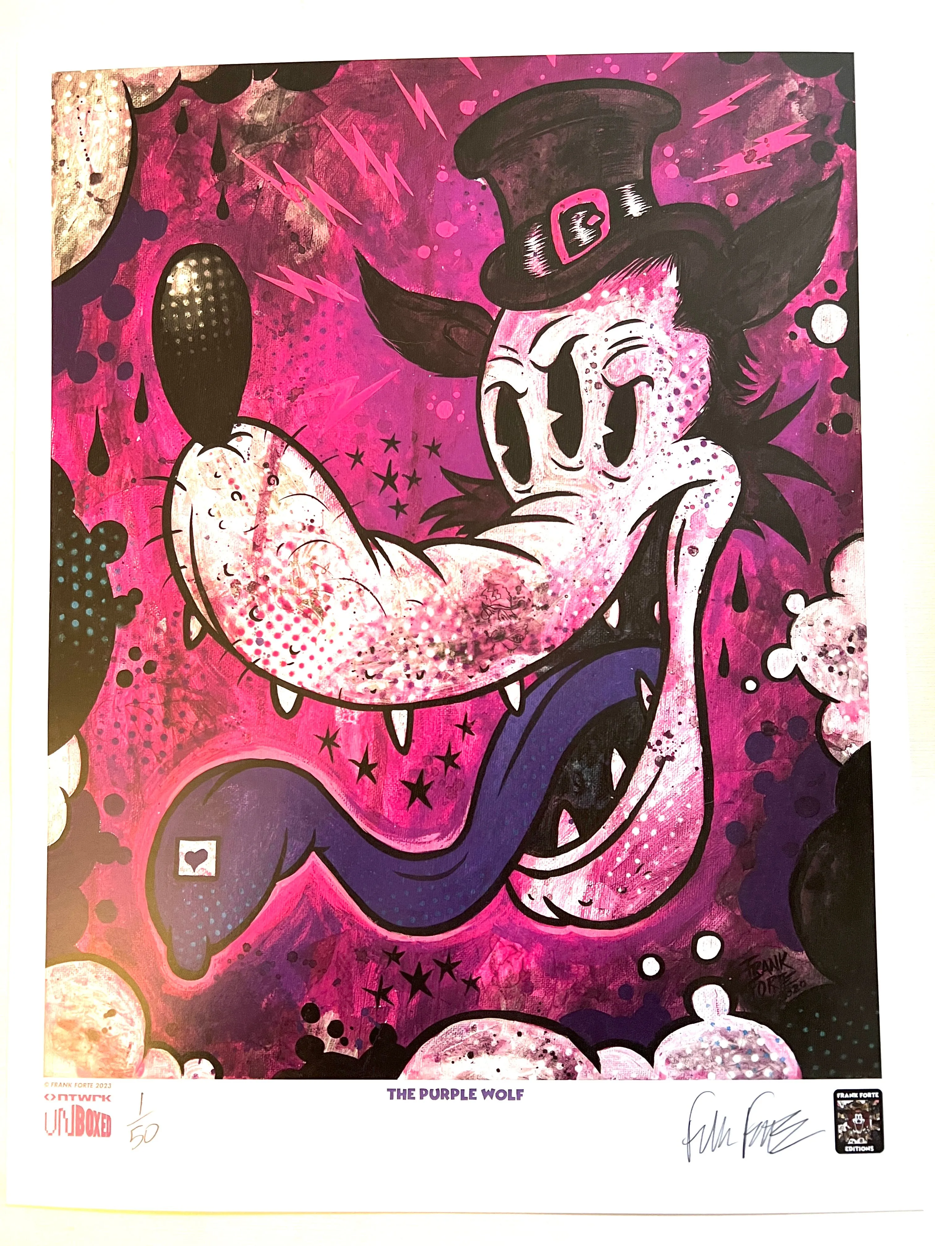Product image for The Purple Wolf NTWRK Unboxed Print