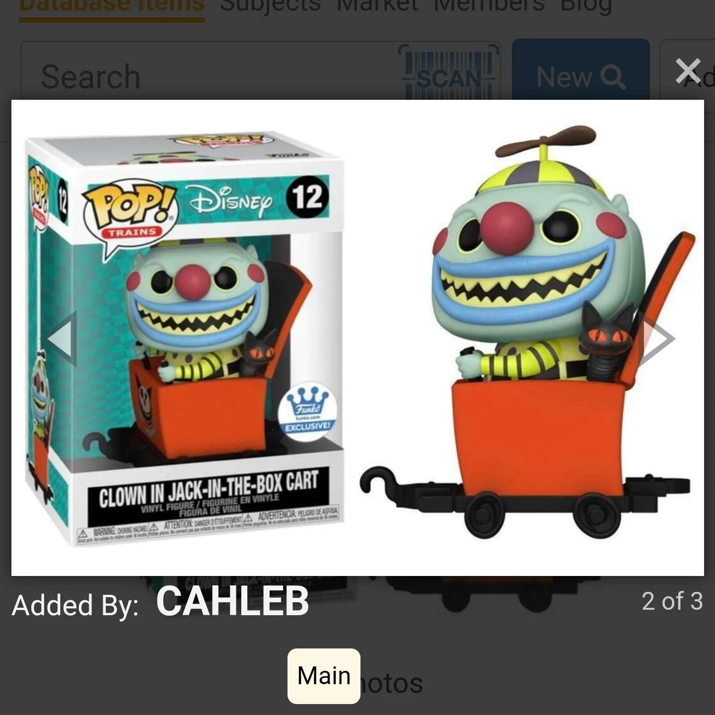 Product image for Nightmare Before Christmas : Clown In Jack In The Box Cart (Funko Exclusive)