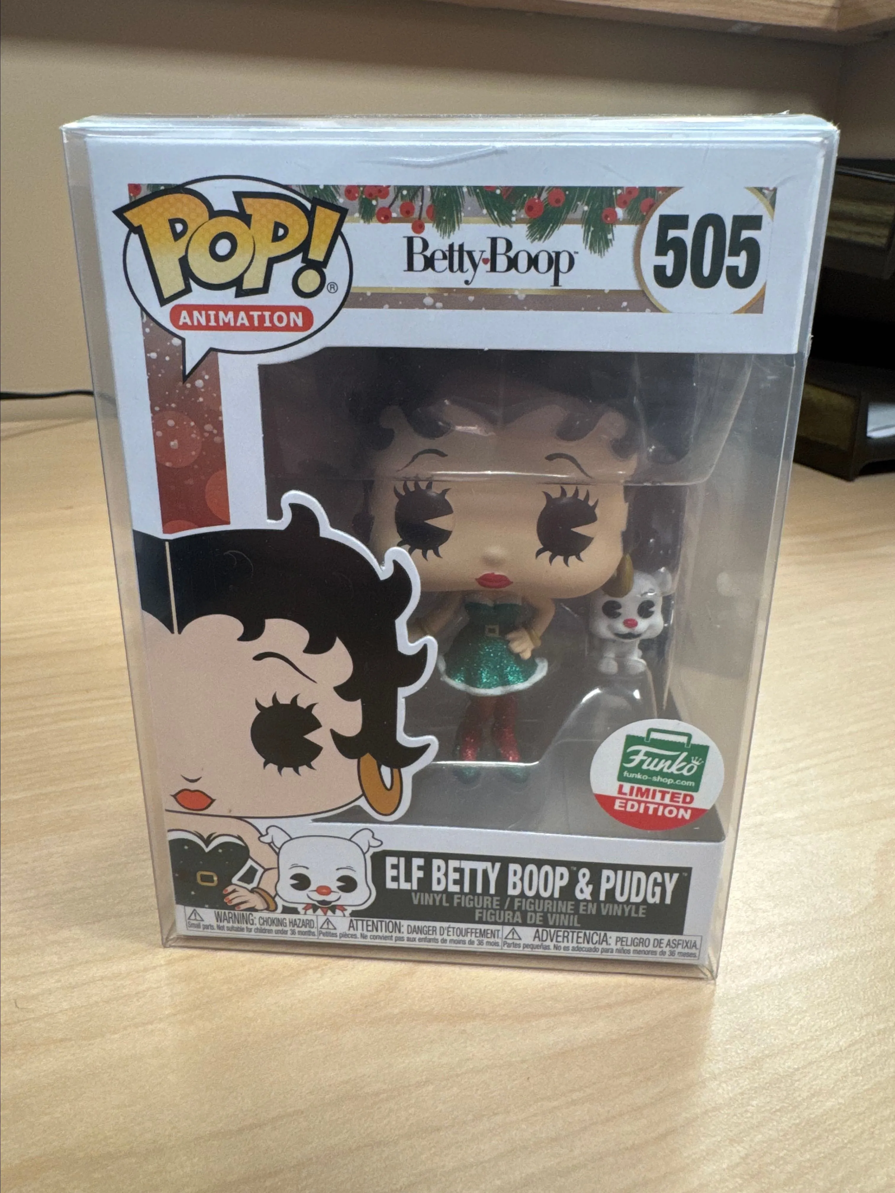 Product image for Elf Betty Boop & Pudgy Funko Pop