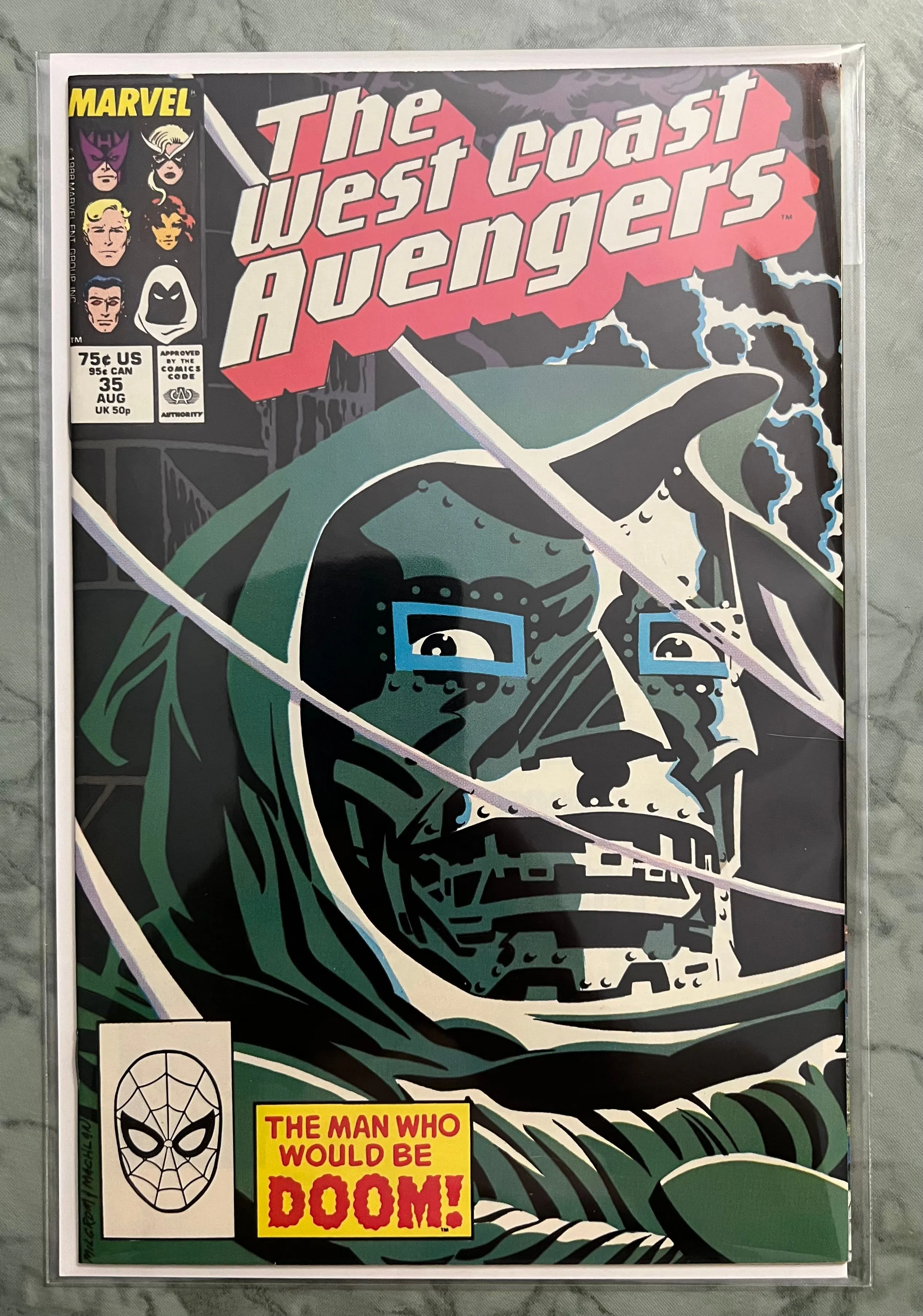 Product image for WEST COAST AVENGERS 35 DOCTOR DOOM 1988