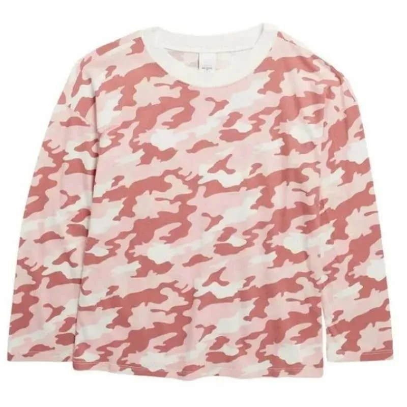 Product image for Pink Camo LS Shirt