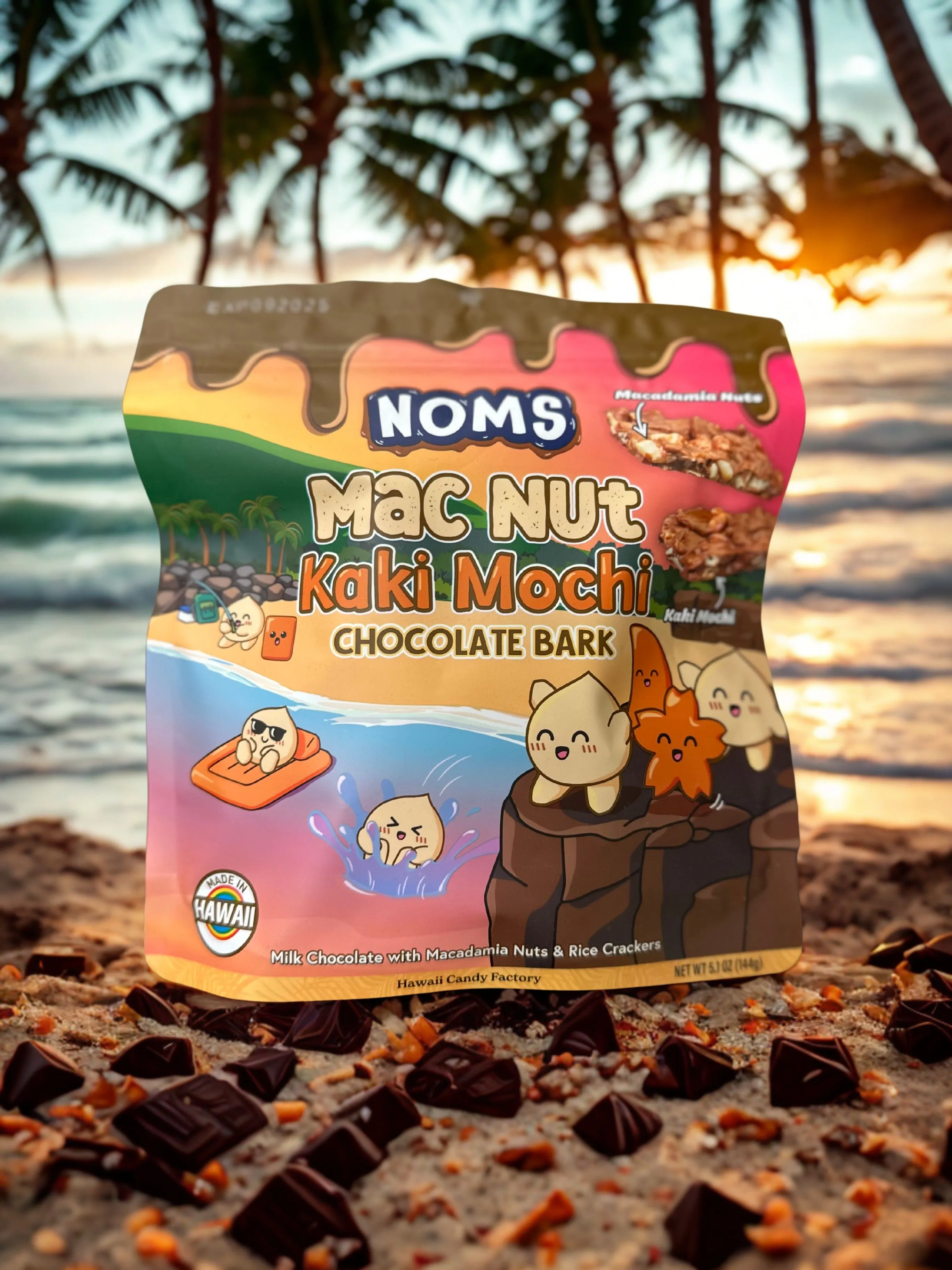 Product image for Noms MacNut Kaki Mochi Chocolate