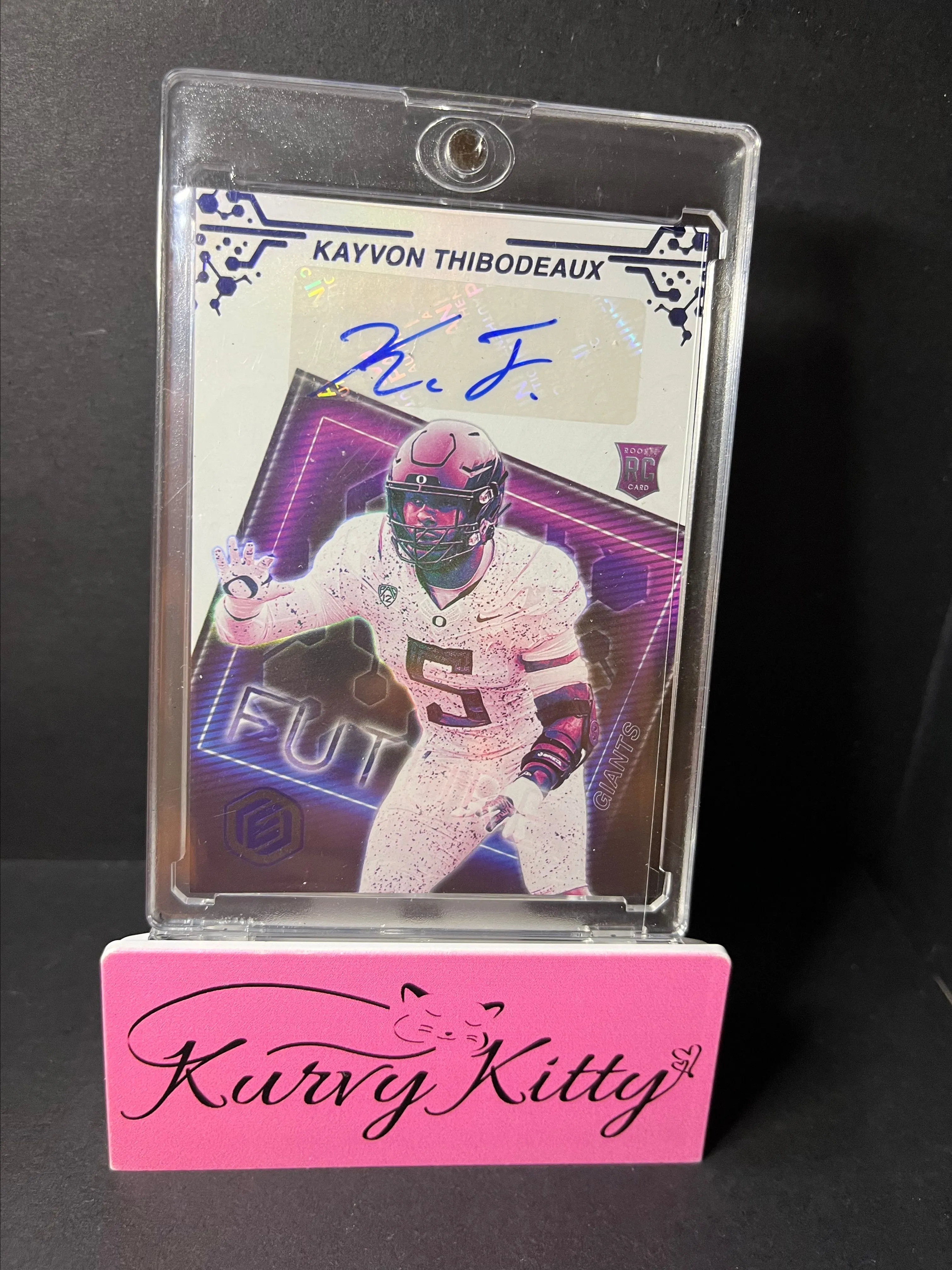Product image for 2022 Panini Elements Kayvon Thibodeaux RC Auto 45/50 #FS-KT