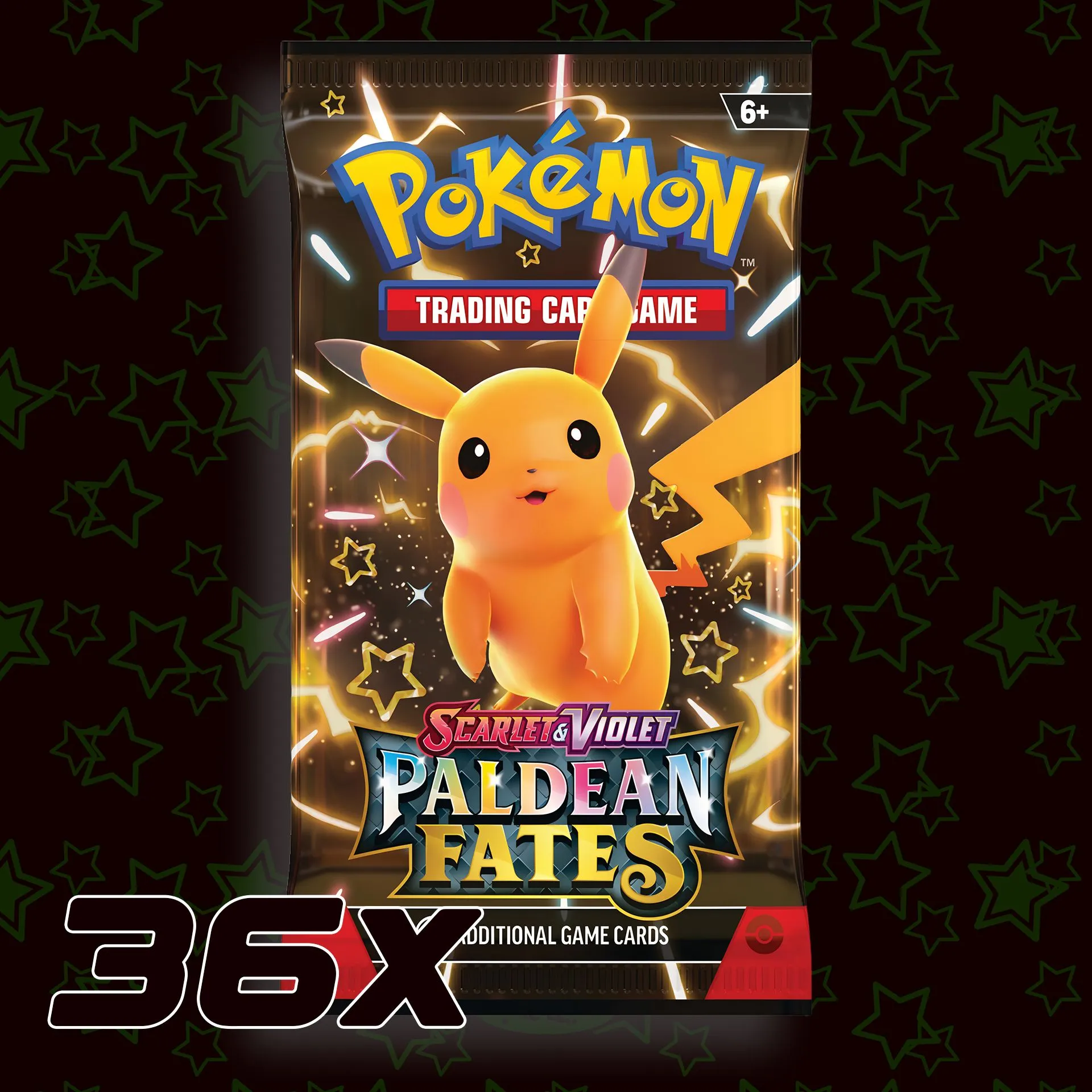 sv paldean fates booster box Pokémon TCG Scarlet & Violet: SV 4.5 Paldean Fates Booster Bundle (6x –  Bison's Games LLC main image 1