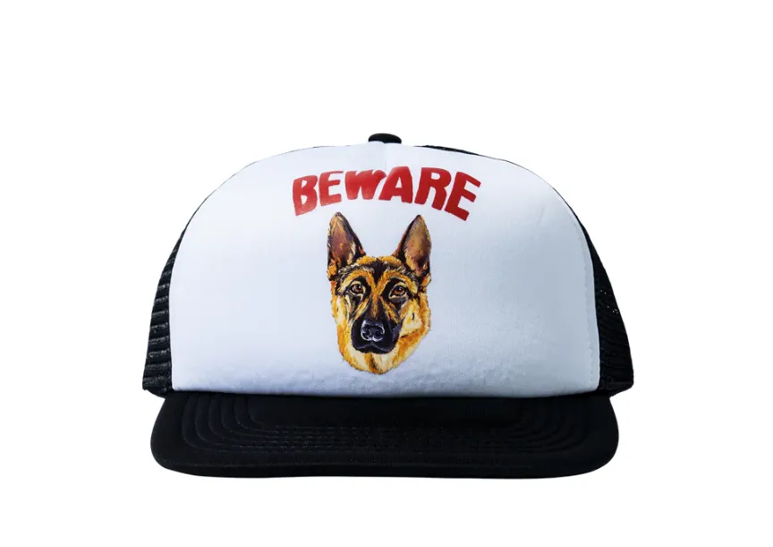 Product image for BEWARE SIGN TRUCKER HAT