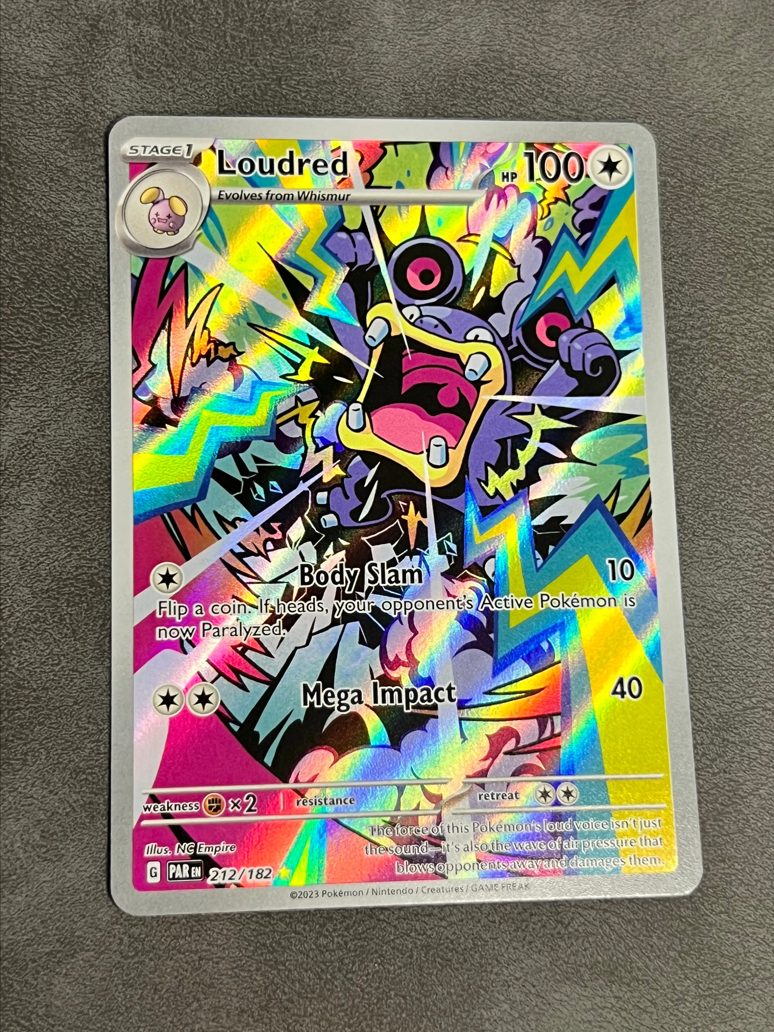 loudred pokemon card Loudred Supreme Victors NM, 64/147 Pokemon Card main image 1