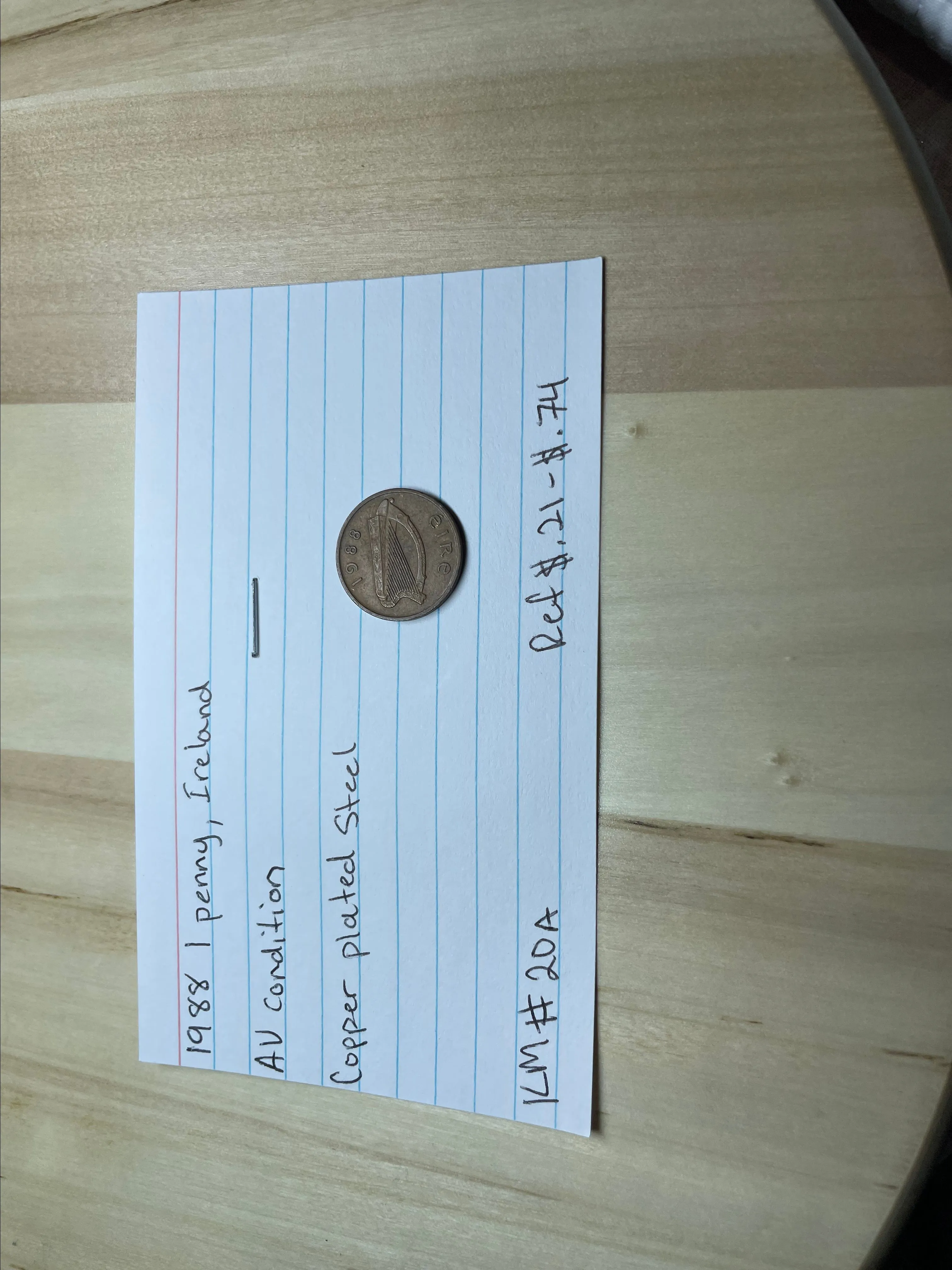 Product image for 1988 1 penny, Ireland