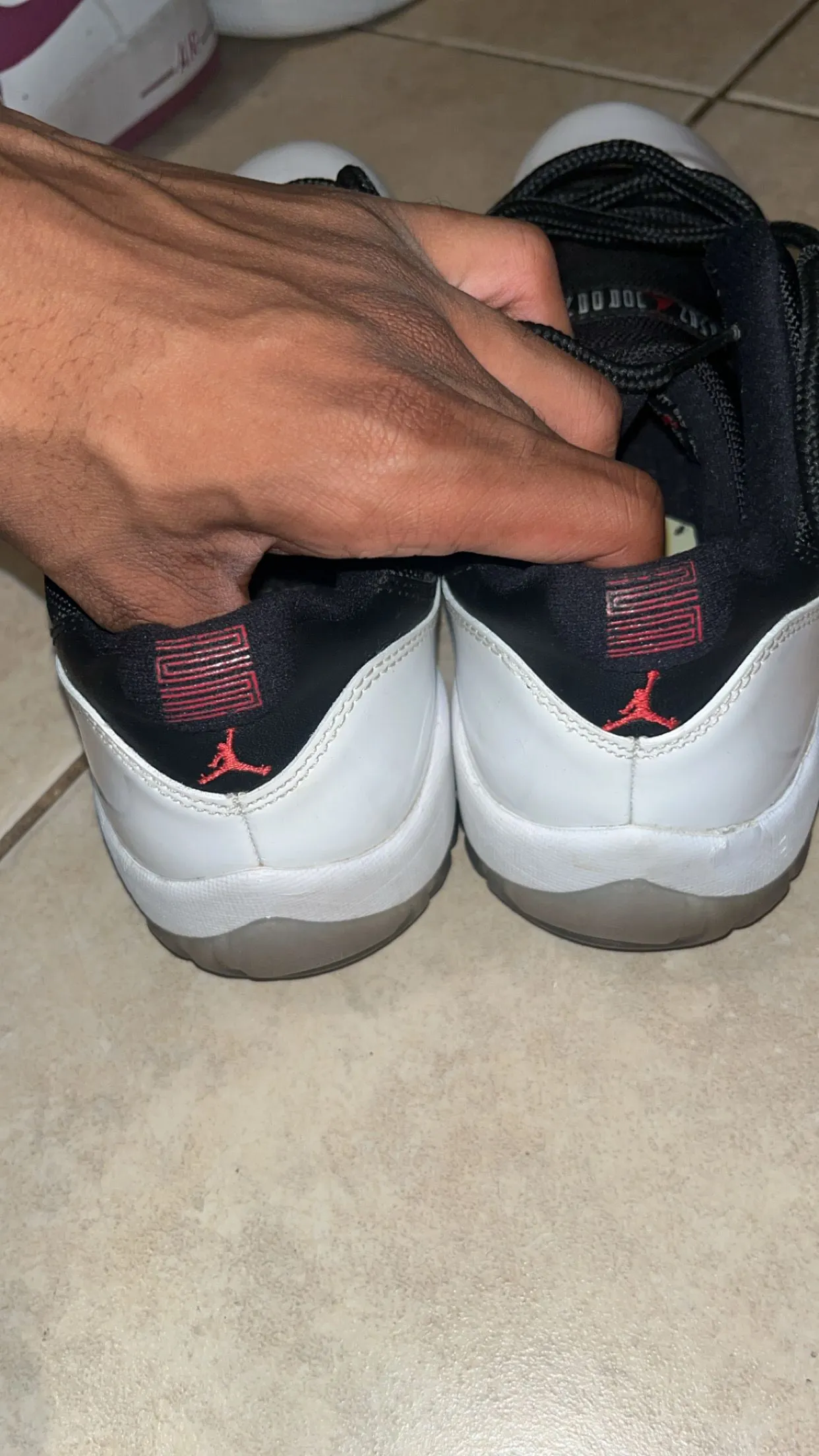 jordan 11 with tuxedo