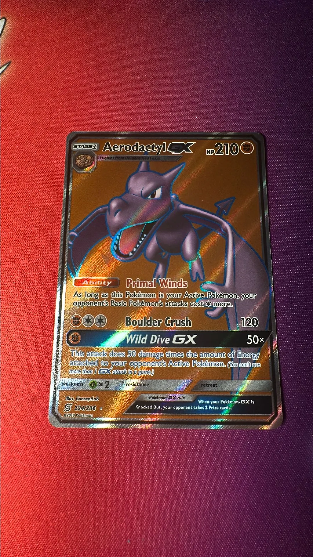 Aerodactyl Gx full art  Whatnot: Shop, Sell, Connect