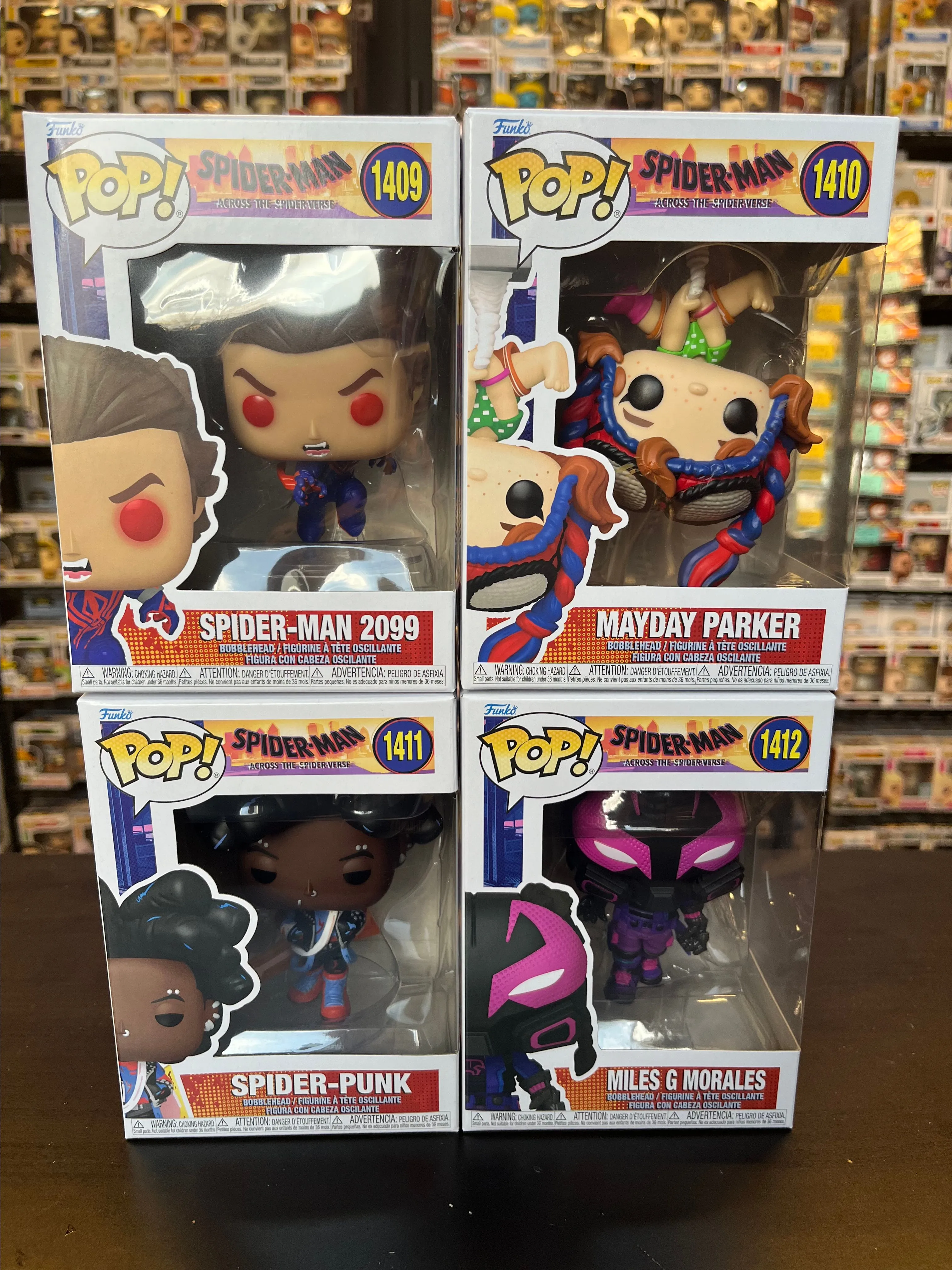 Product image for Spider-Man Across the Spider-Verse Set of 4