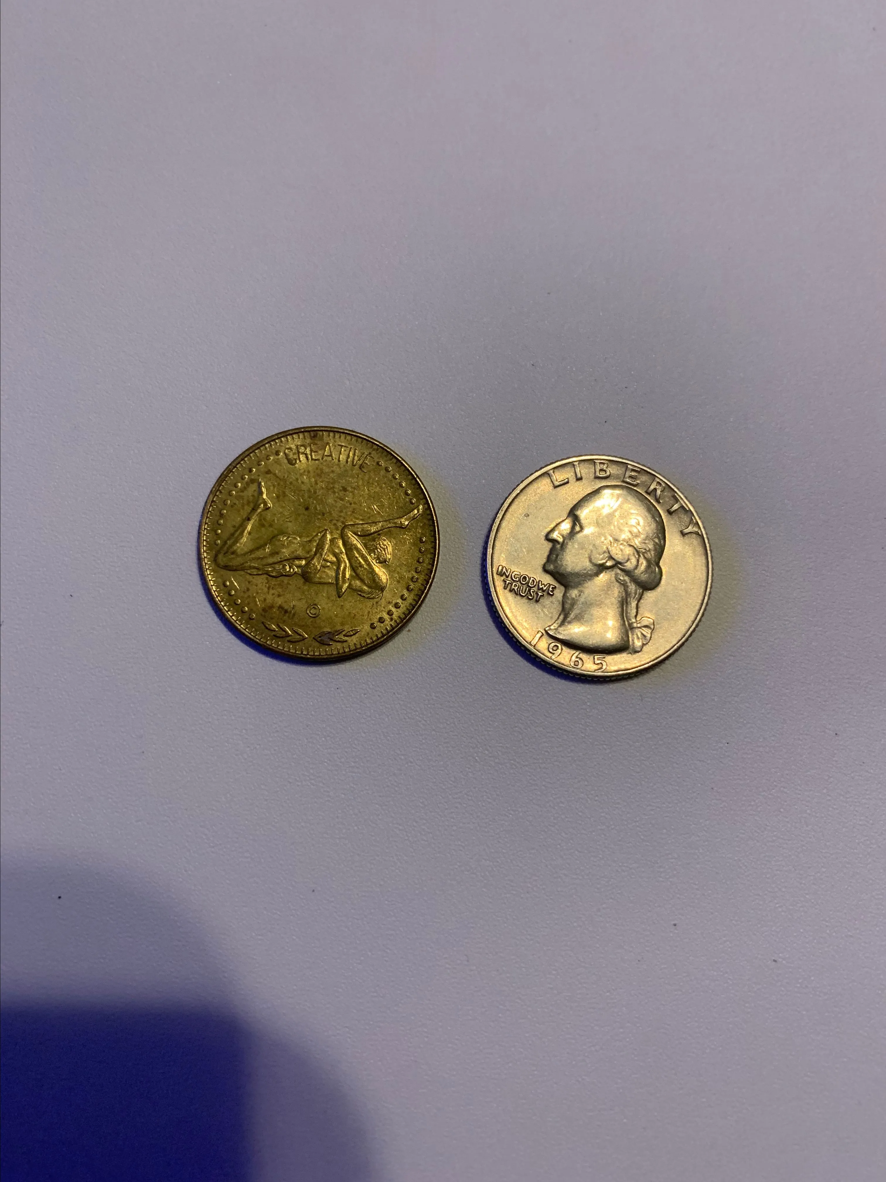 Product image for Vintage Erotic Astrology Coin- Taurus
