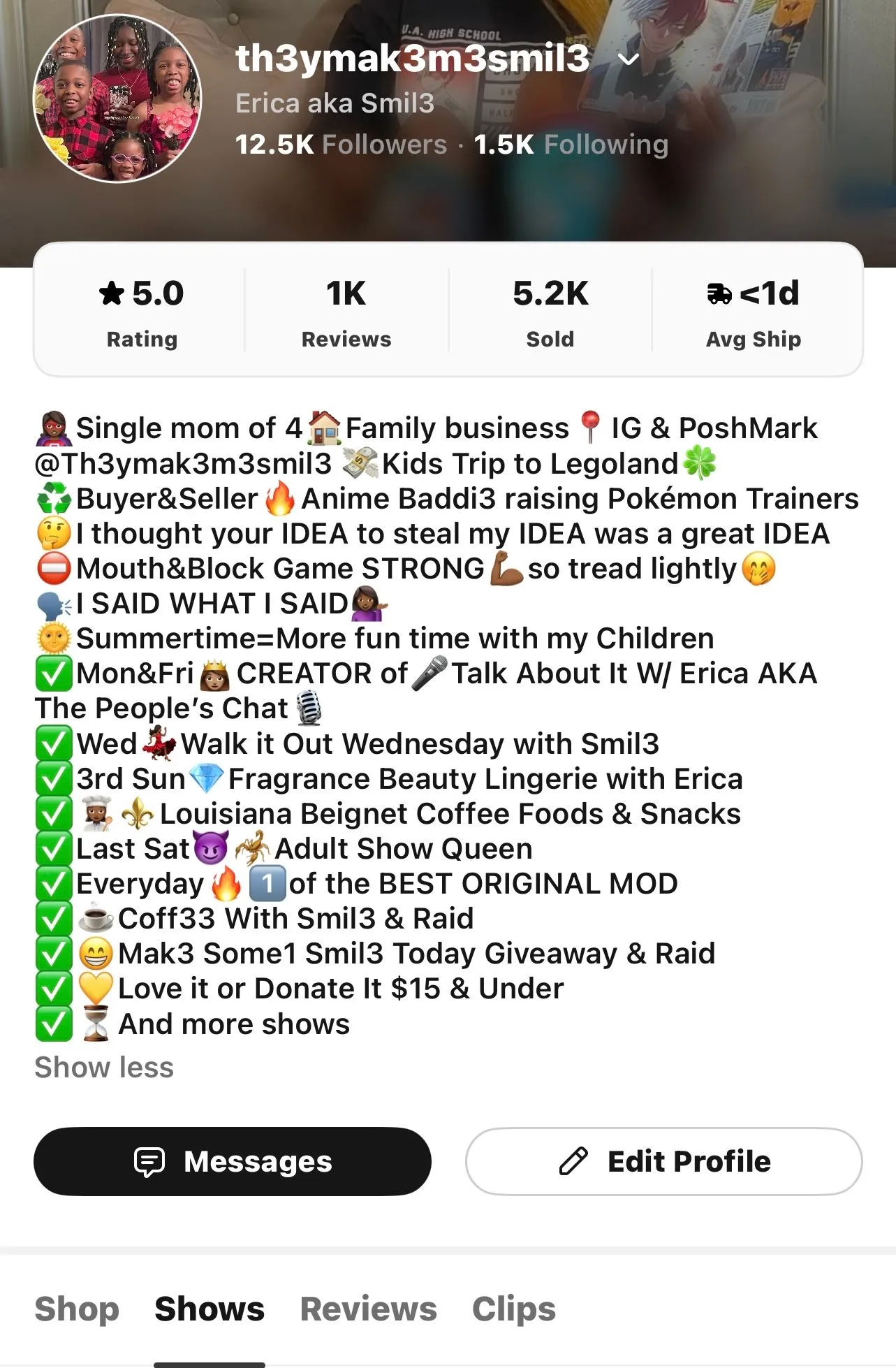 Product image for 1. Gift & Sponsor a $5 Th3ymak3m3smil3 Gift Card to our Friends